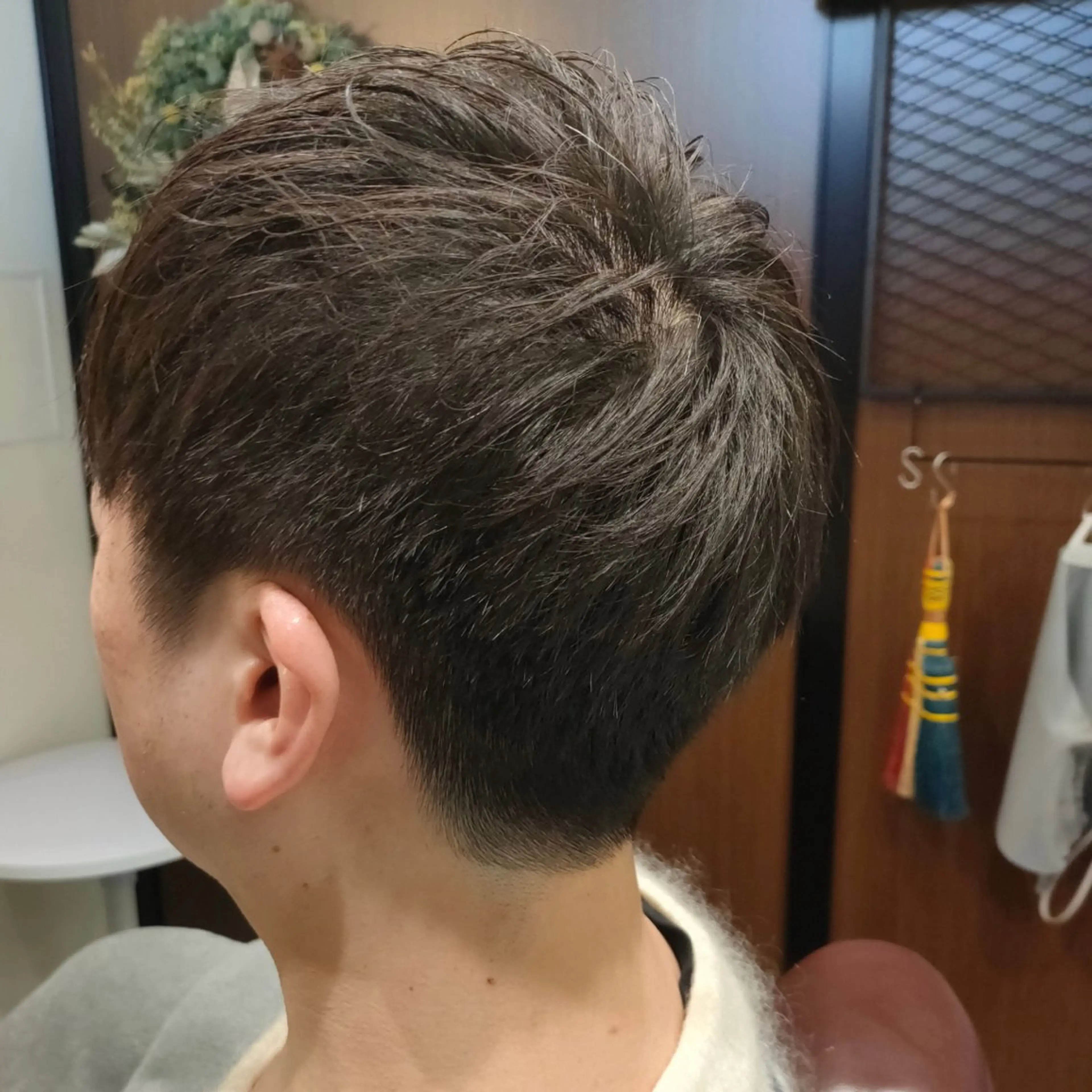 ショート ショートヘア メンズ/ケアパーマ /hayashiのヘアスタイル