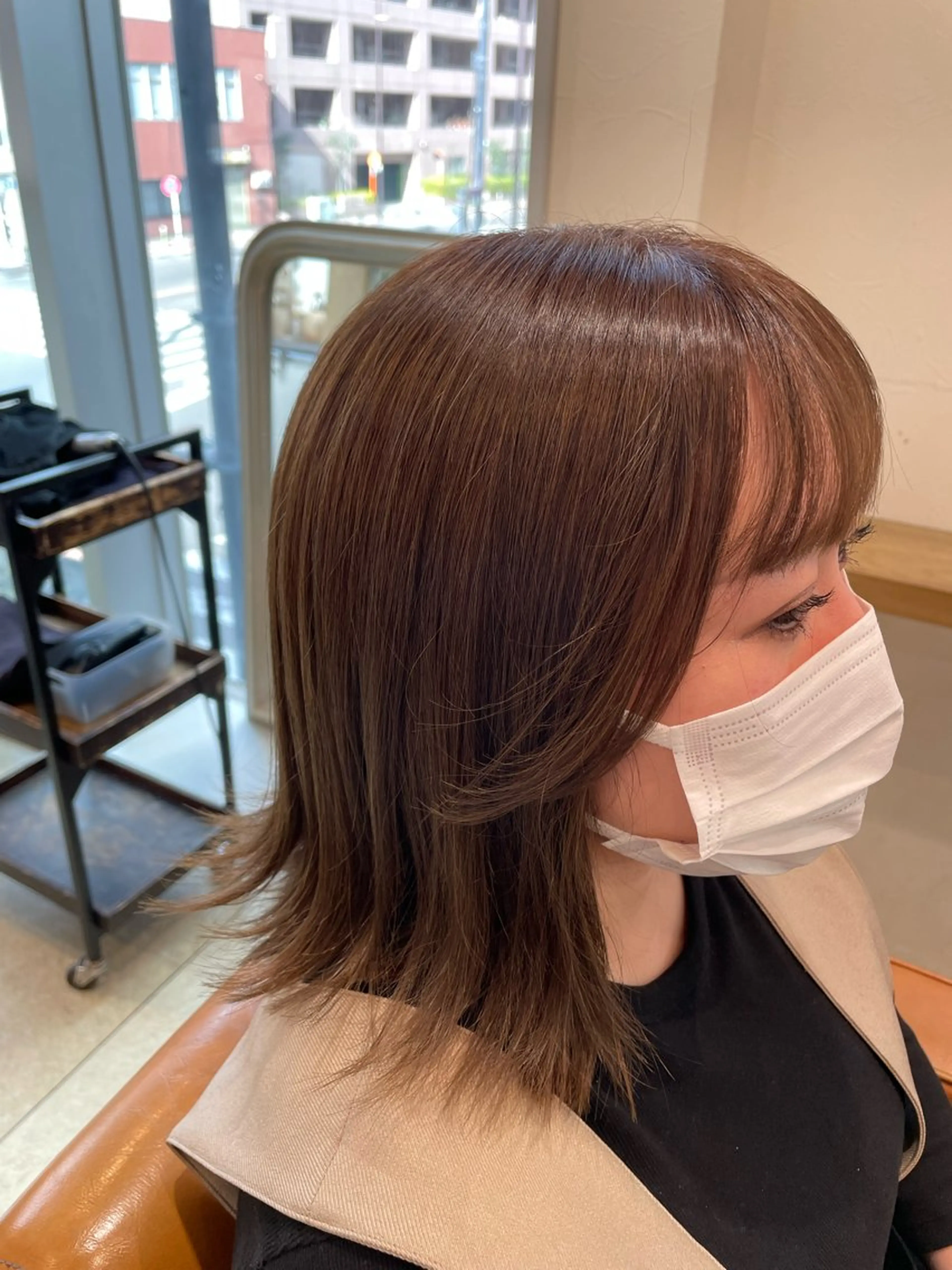 ミディアム カラー カット ヘアカラー 🌻あらしろ なつき🌻のヘアスタイル