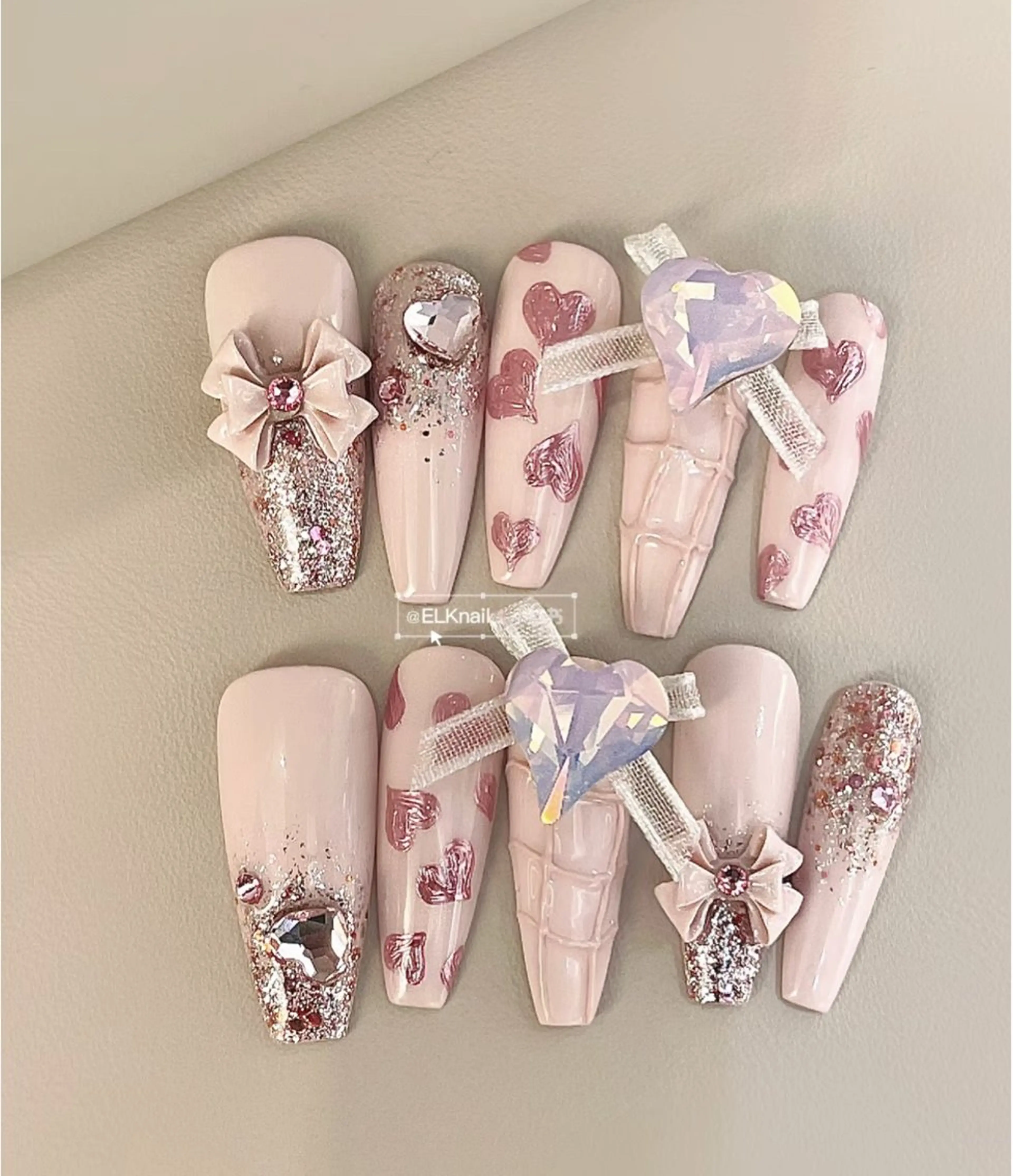 ネイル 長さだし専門店 M2　rikaのネイルデザイン