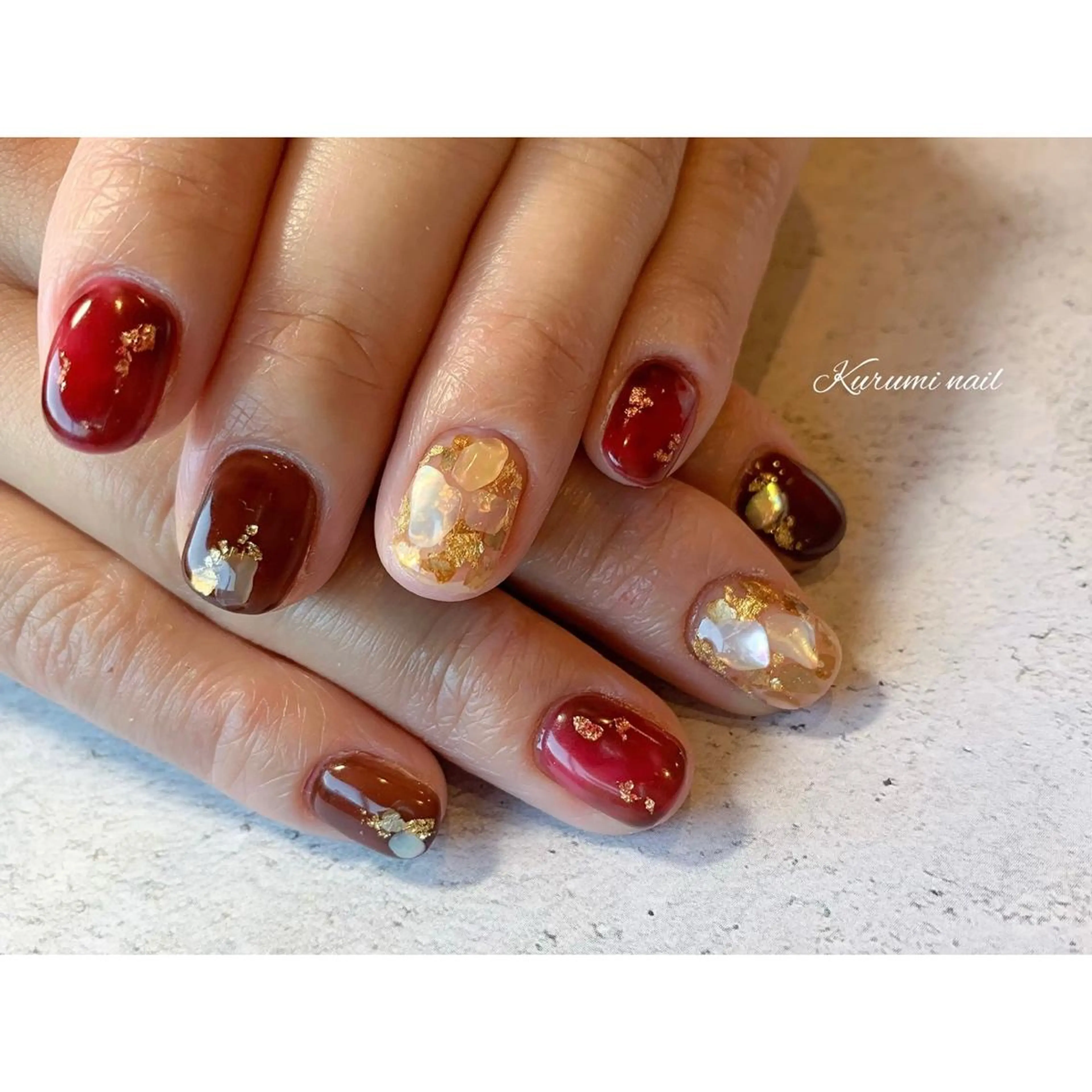 ネイル ハンドネイル Maison noyerのネイルデザイン