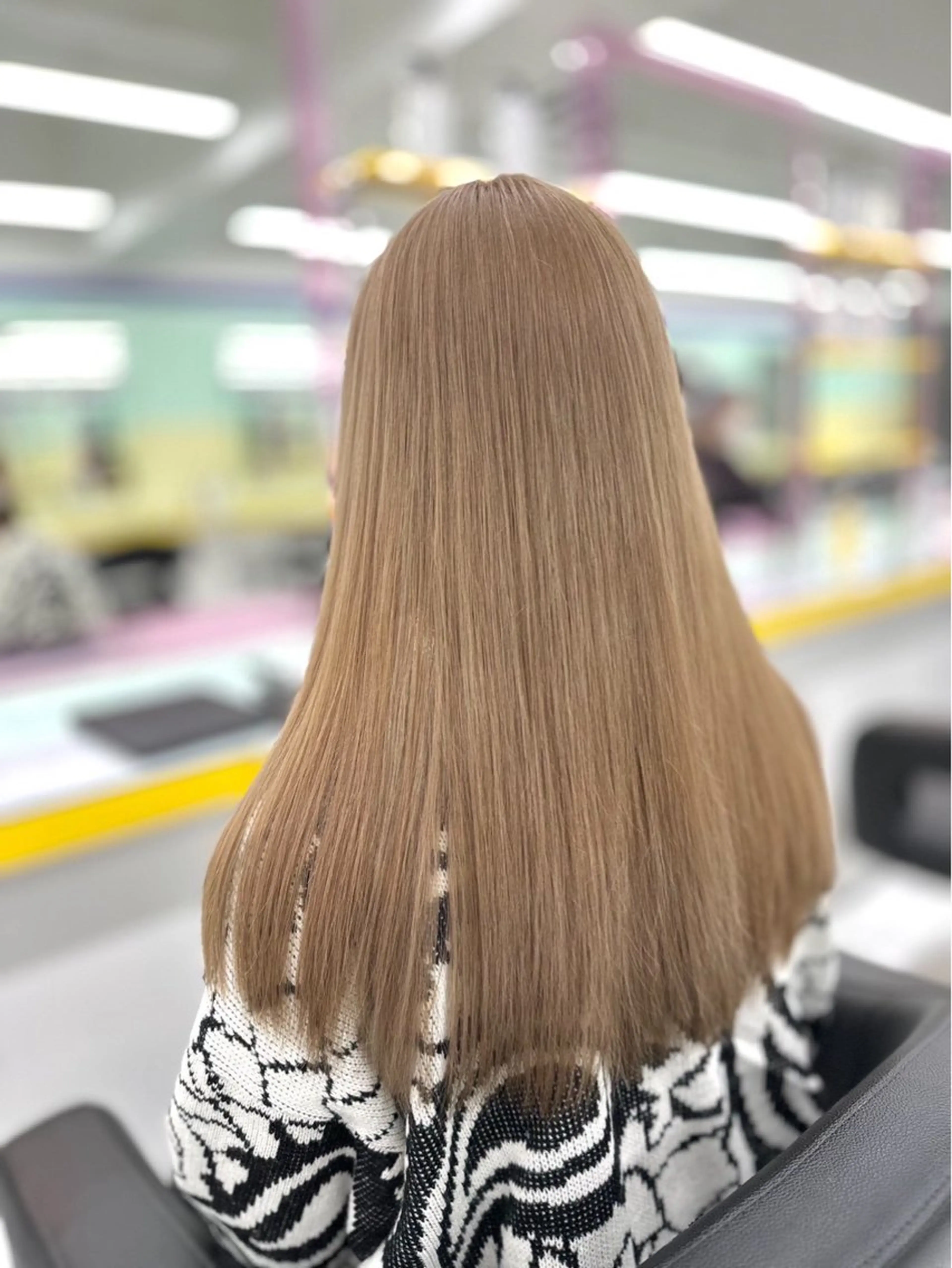 ロング トリートメント ツヤ髪ハイトーン💖 💫Hikaru💫のヘアスタイル