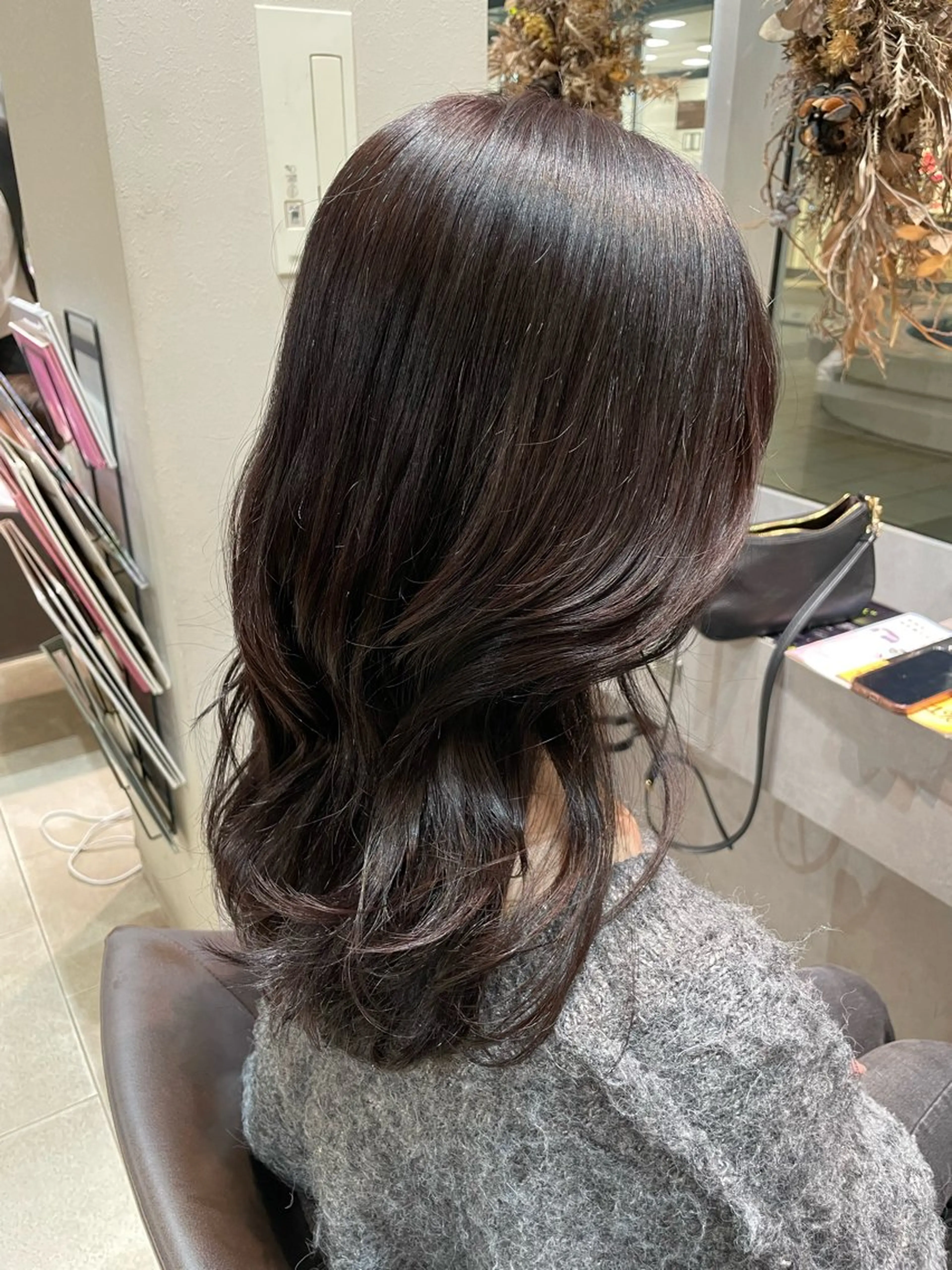 ミディアム カット ヘアカラー レイヤーカット /momocaのヘアスタイル