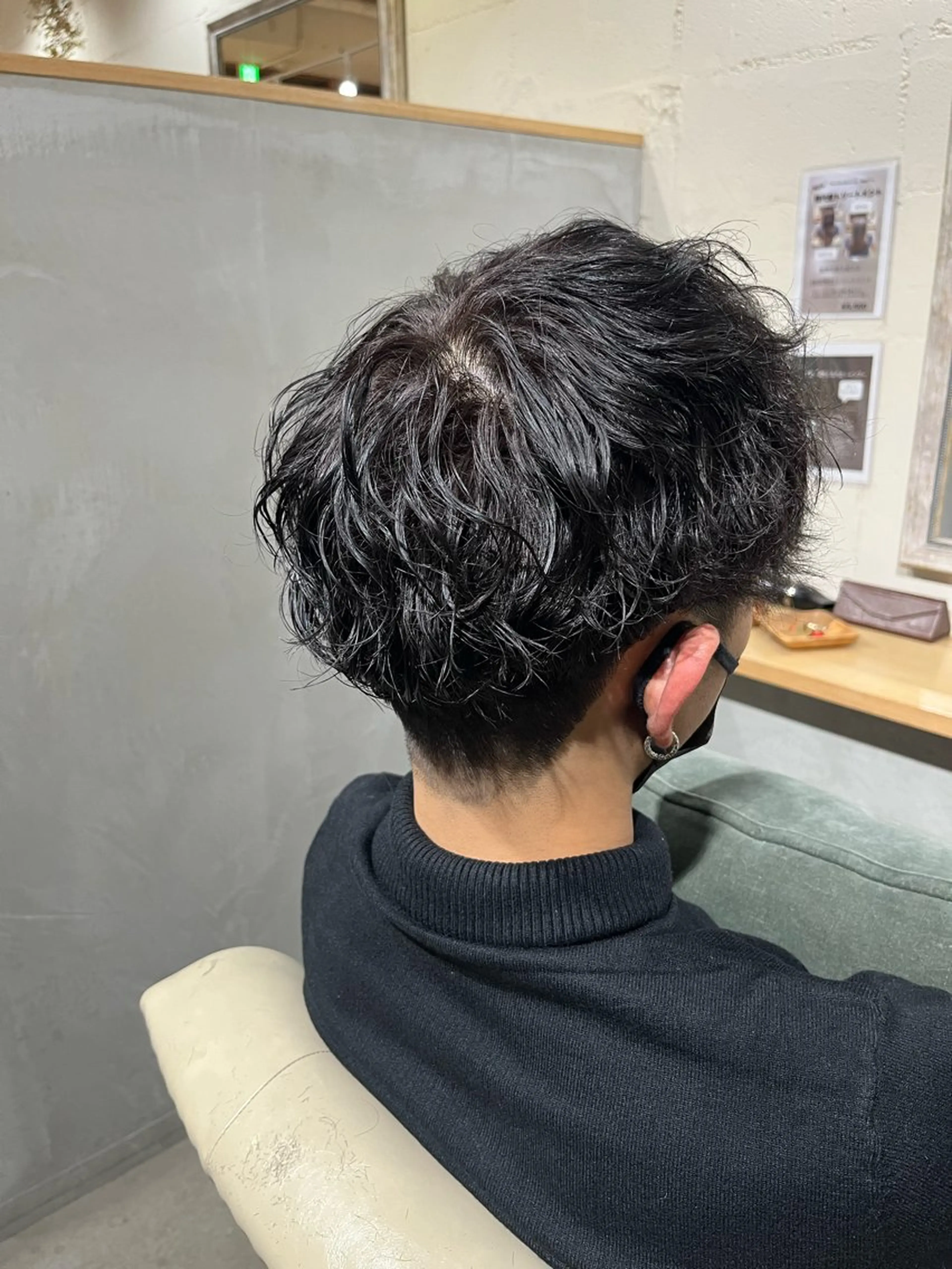 カラー メンズ 透明感カラー ダークグレー ヘアカラー 前野 祥太のヘアスタイル