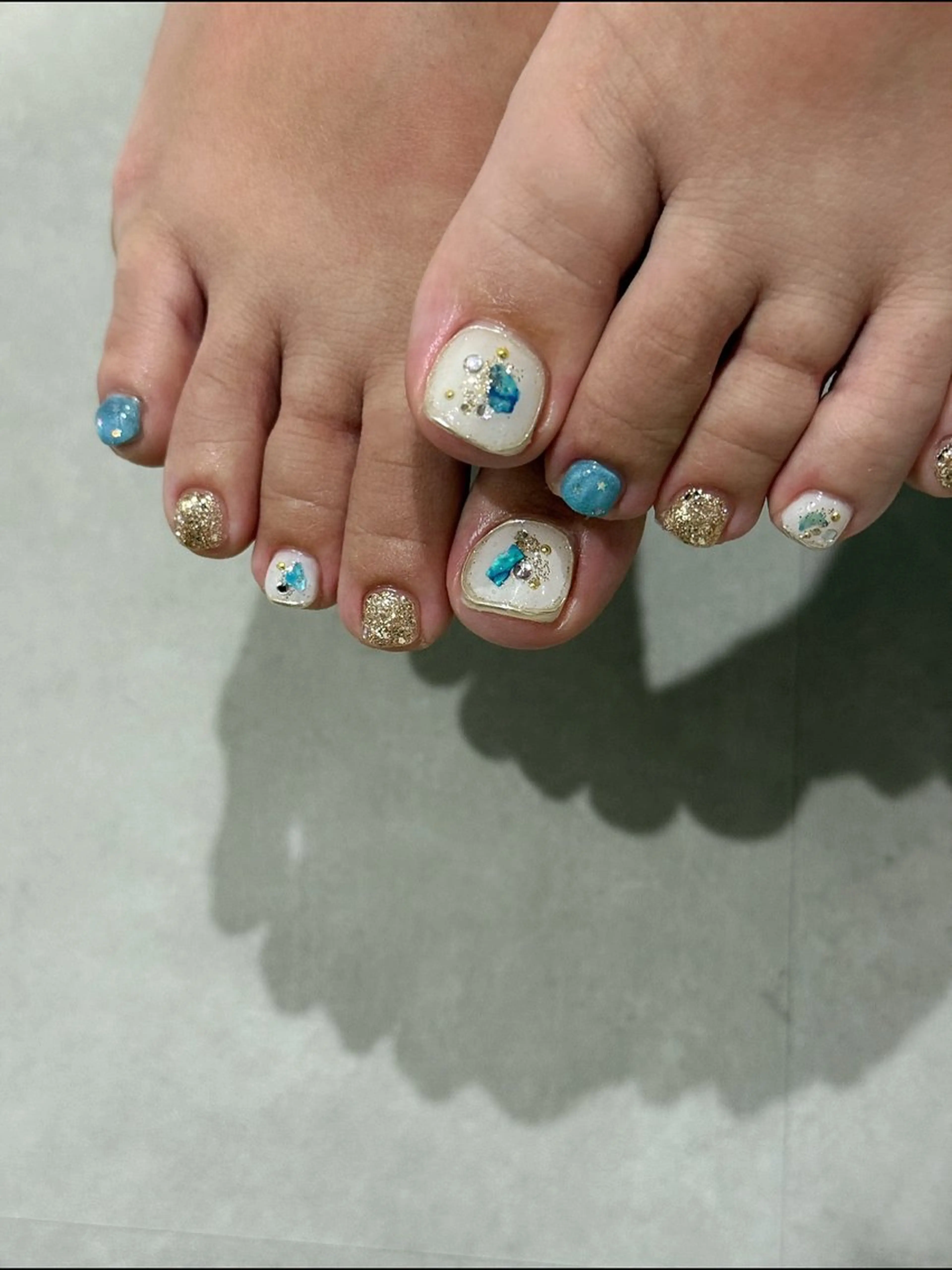 ネイル フットネイル A/gan nail salonのネイルデザイン