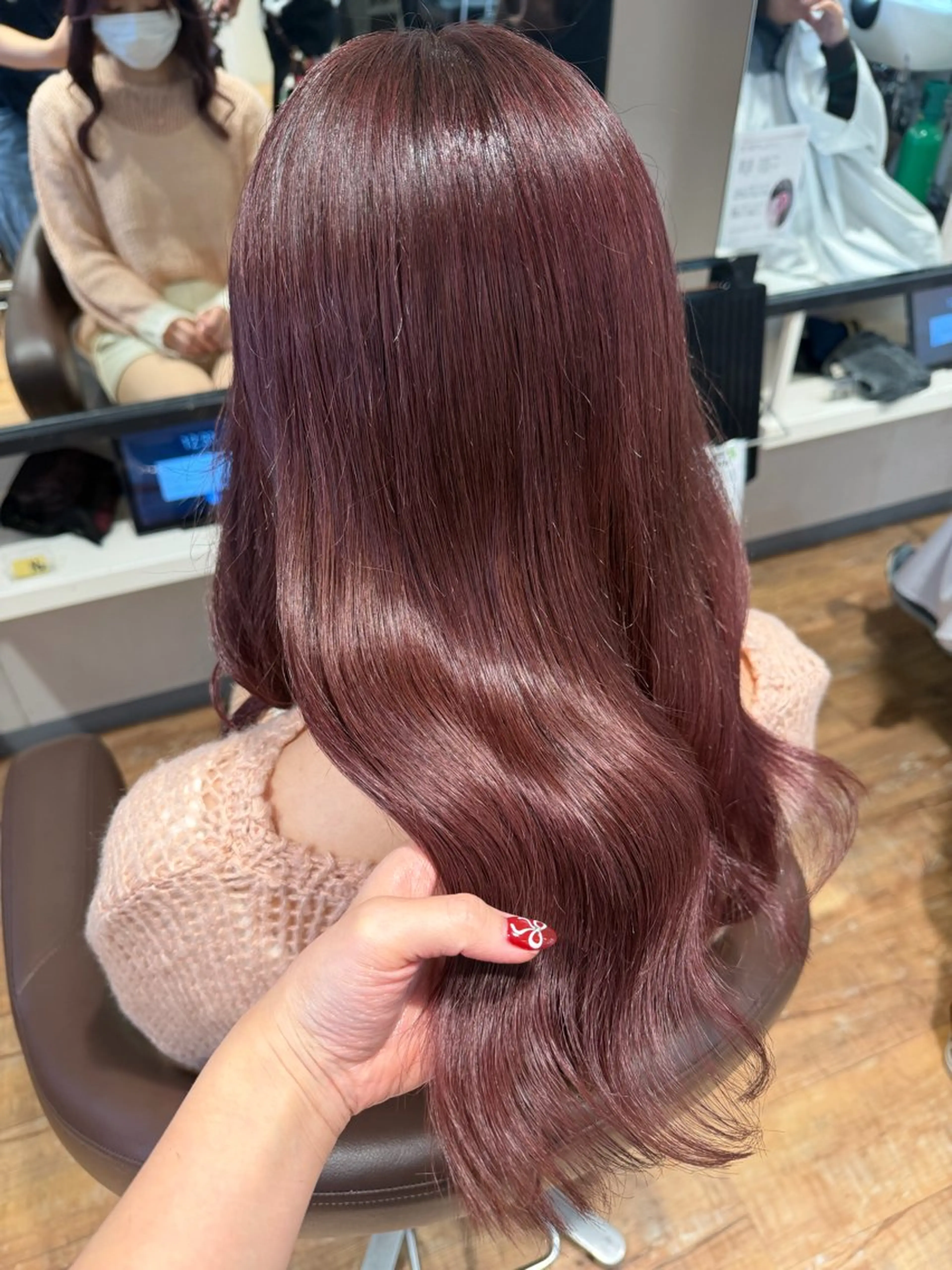 カラー ブラウンカラー ピンクカラー ヘアカラー インナーカラー♡ Nanakoのヘアスタイル