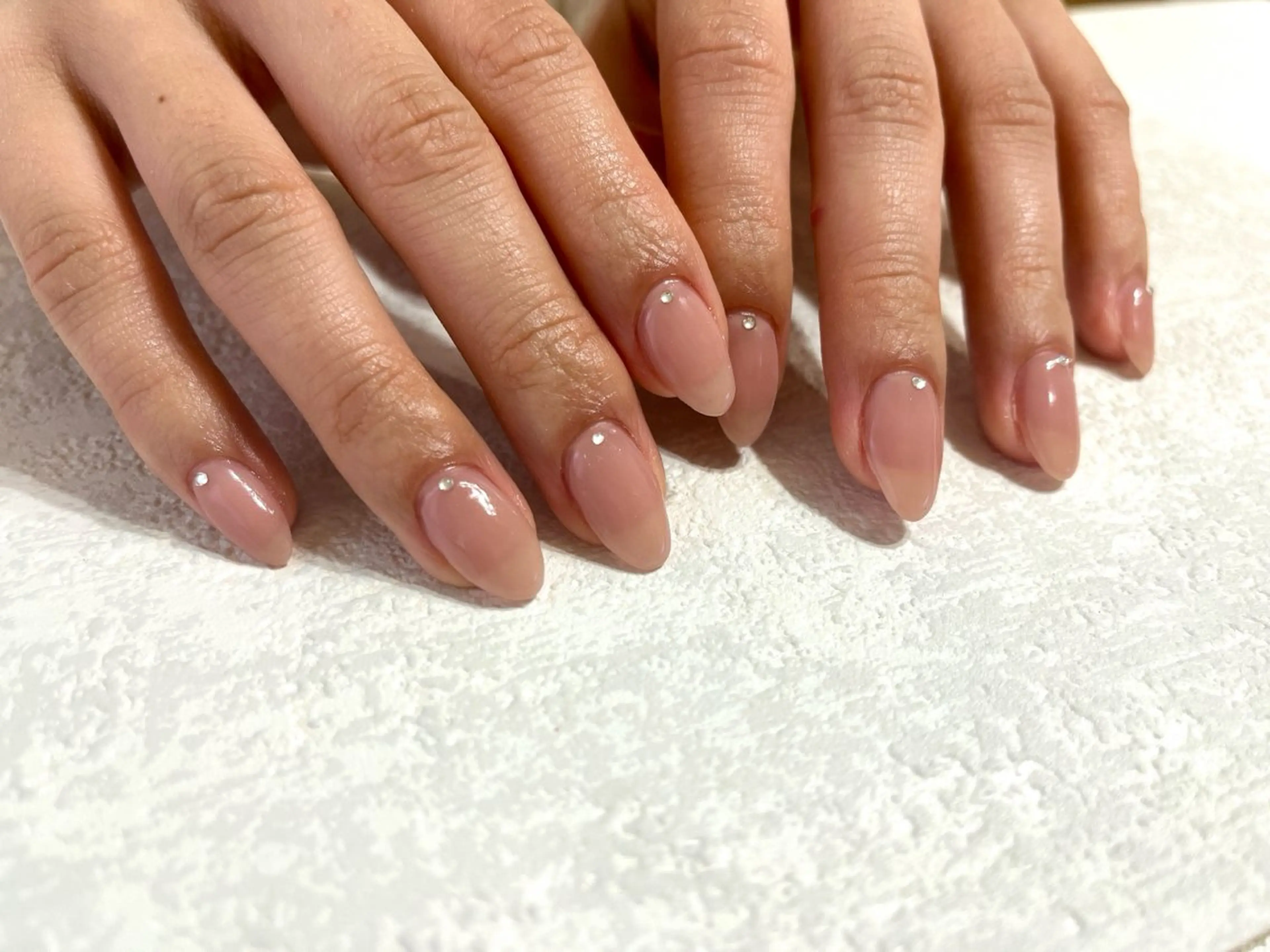 ネイル ジェルネイル メンズネイル ワンカラーネイル パラジェル 春ネイル kikinail 溝の口のネイルデザイン