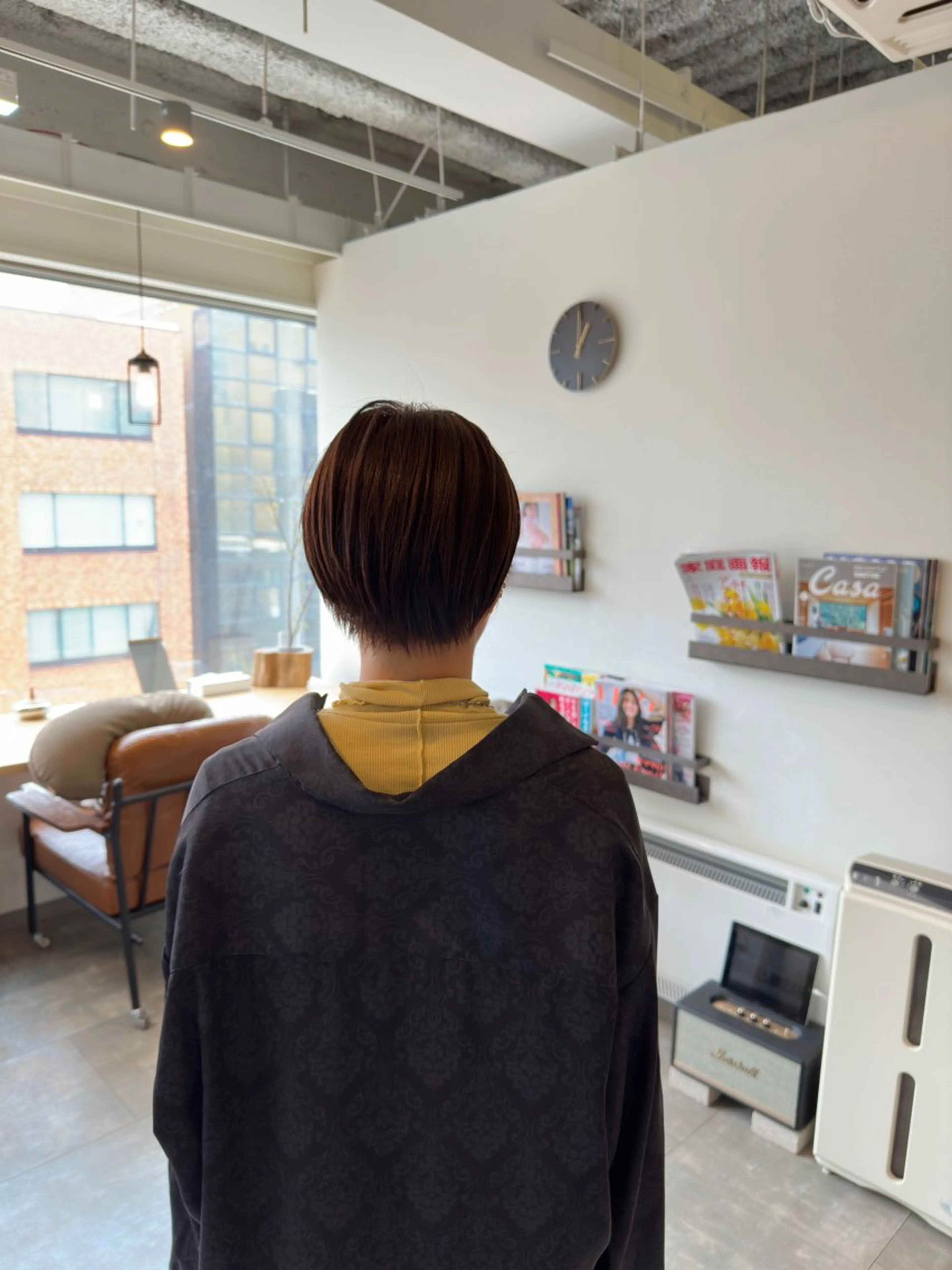 ショート カラー カット ヘアカラー 縮毛矯正 トリートメント uhiyama shotarouのヘアスタイル