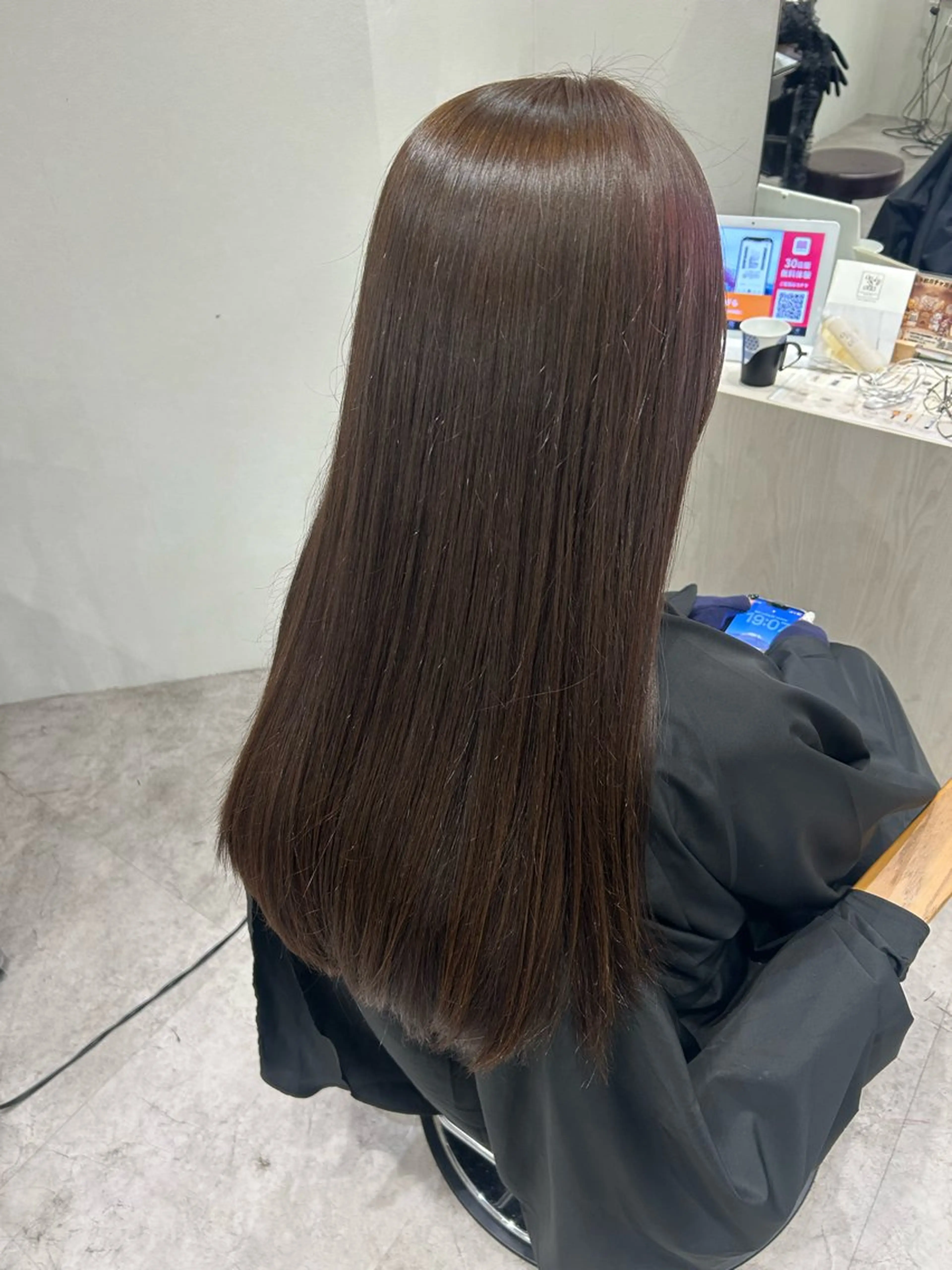 ロング カラー ヘアアレンジ アッシュ アッシュブラウン ブラウンカラー ヘアカラー ボブ /ニュアンス/ satomi🧸💖のヘアスタイル