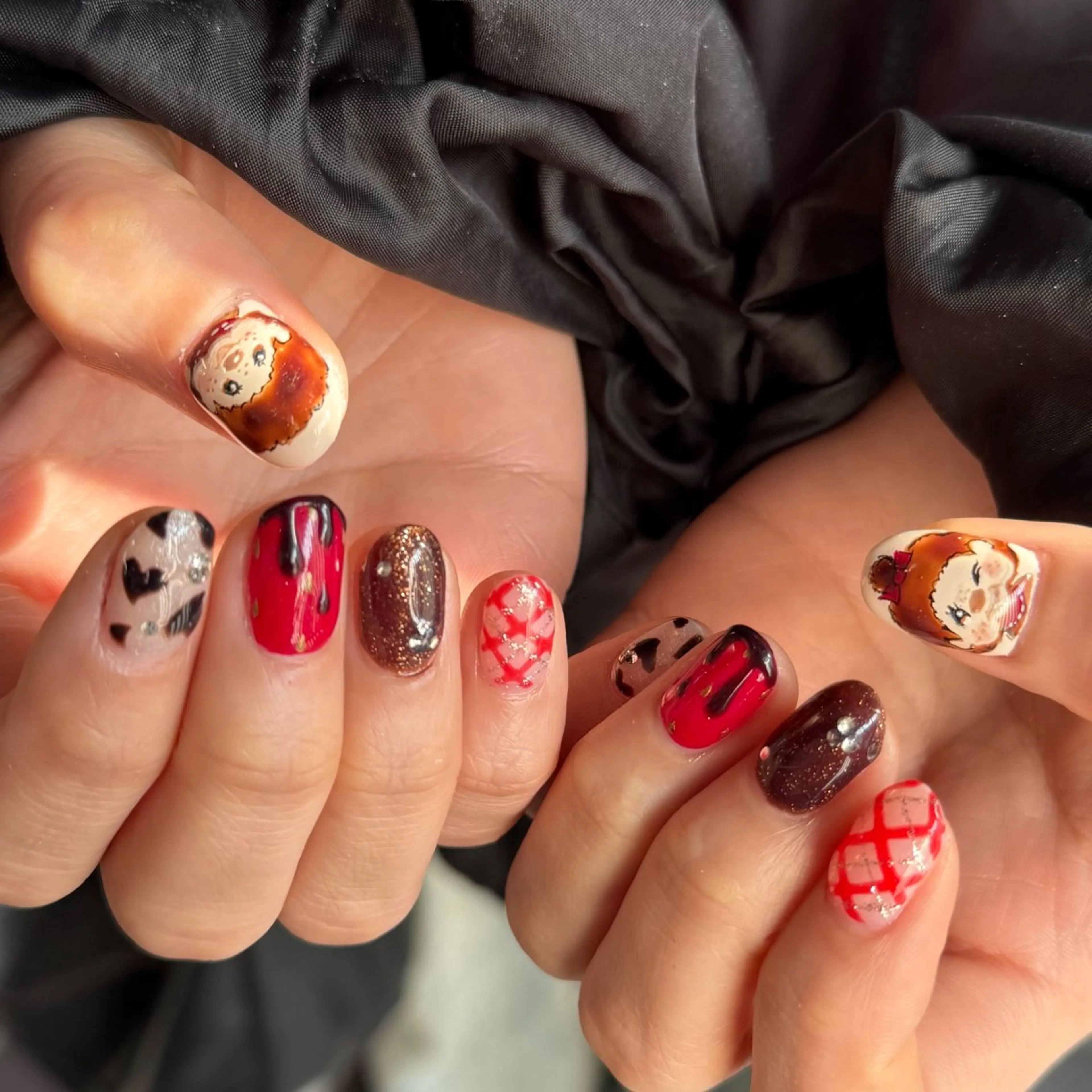 ミディアム 小川 柚香のネイルデザイン