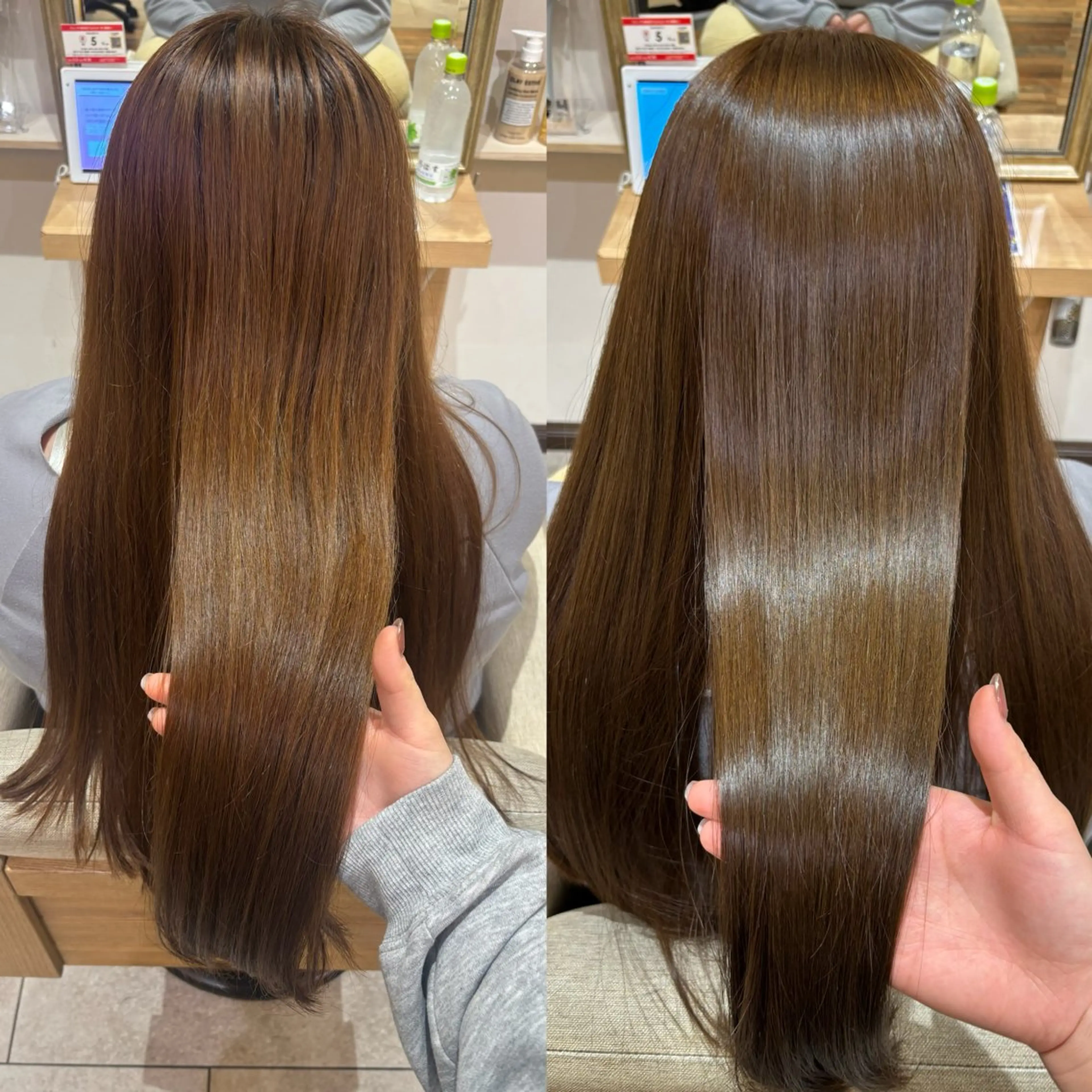 メンテナンスカット✂️+髪質改善メテオカラーの写真