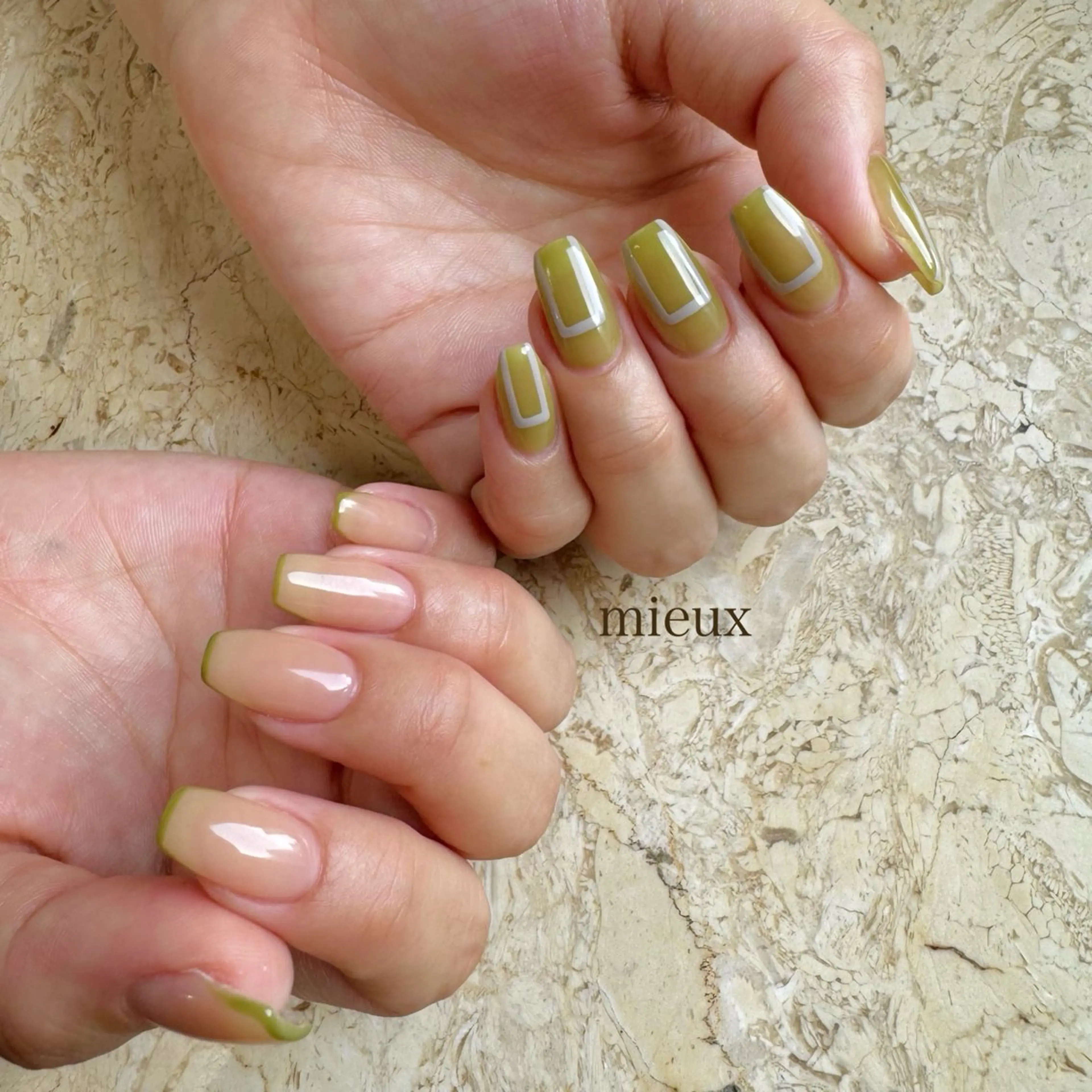 ネイル ハンドネイル フットネイル nail salon mieux(ミュー)のマツエク・マツパデザイン