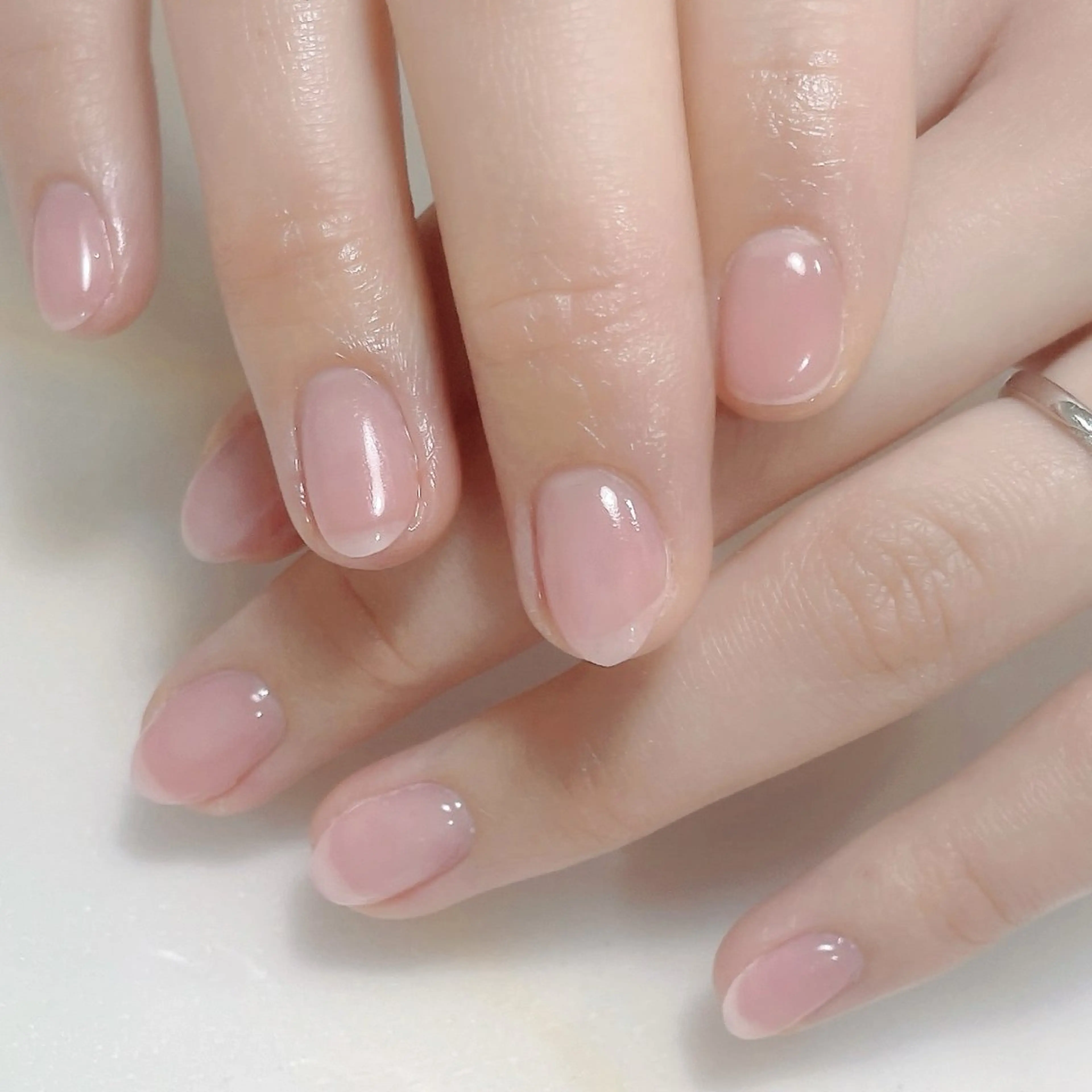 ネイル アートネイル フレンチネイル ジェルネイル グラデーション 韓国ネイル ハンドネイル 久保田 マリコのネイルデザイン