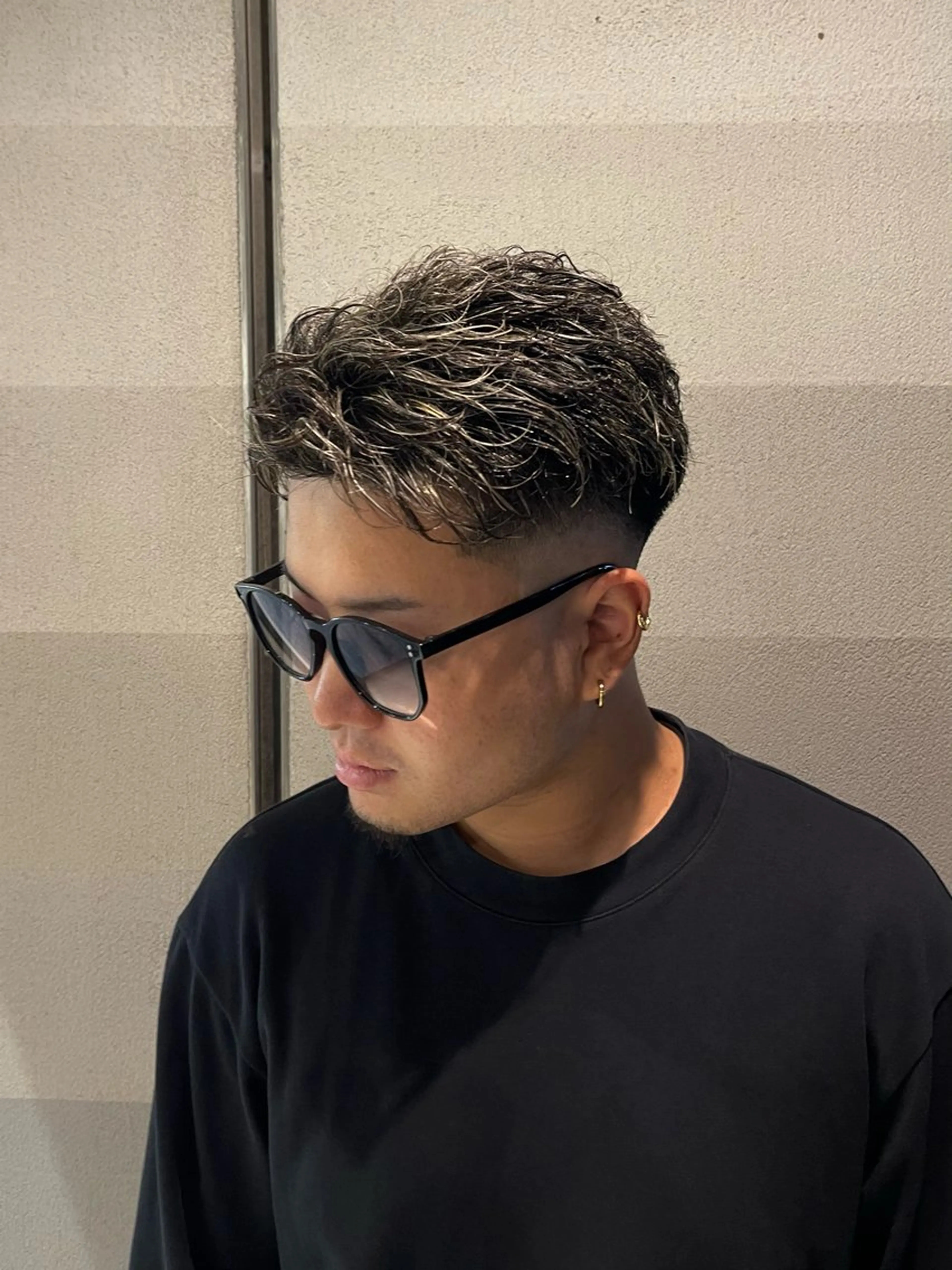 ショート カラー パーマ メンズ 【再現性120%】 🔥龍也リュウヤ🔥のヘアスタイル