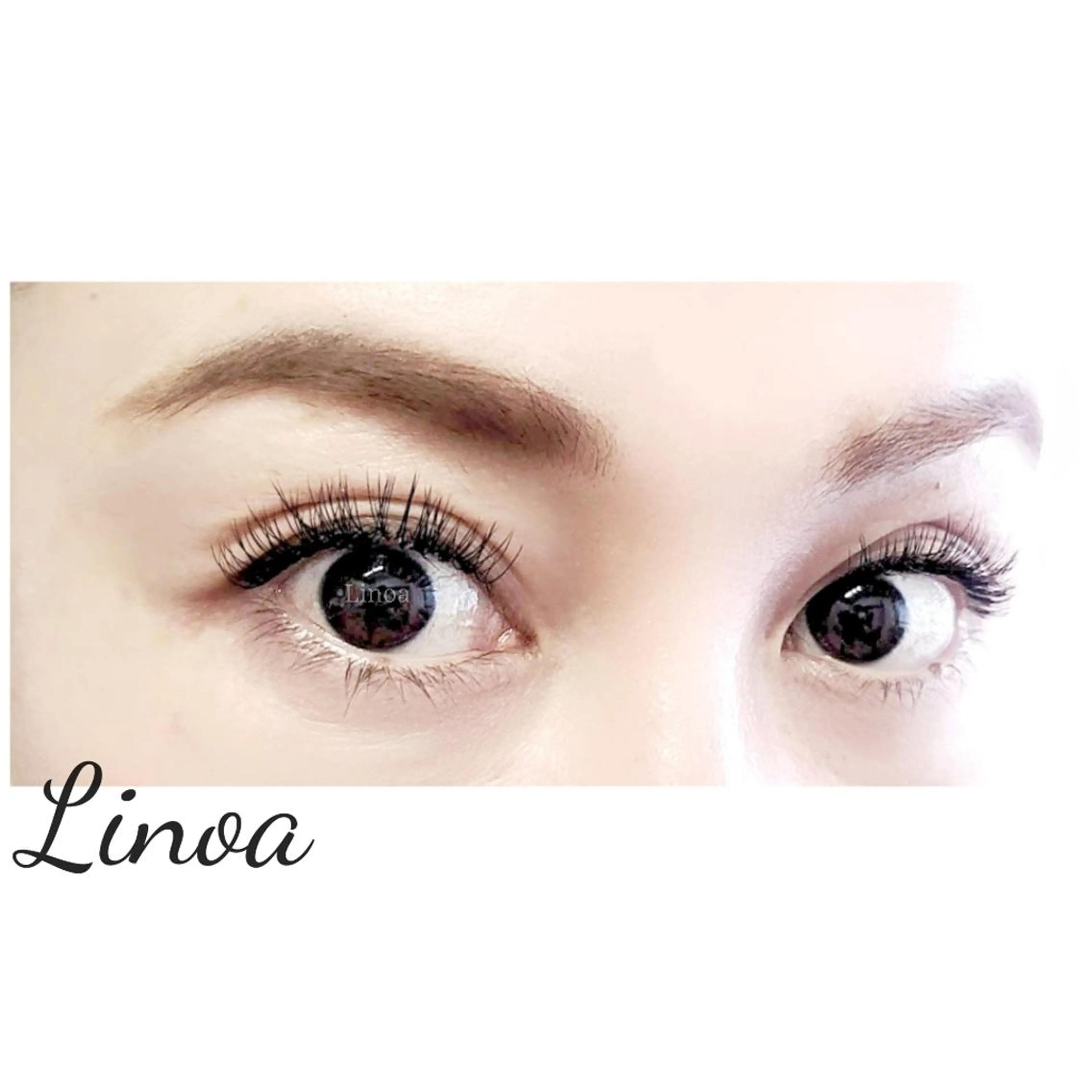 マツエク・マツパ フラットラッシュ アップワードラッシュ マツエク 恵比寿Linoa☪ 💆‍♀ISONO のマツエク・マツパデザイン