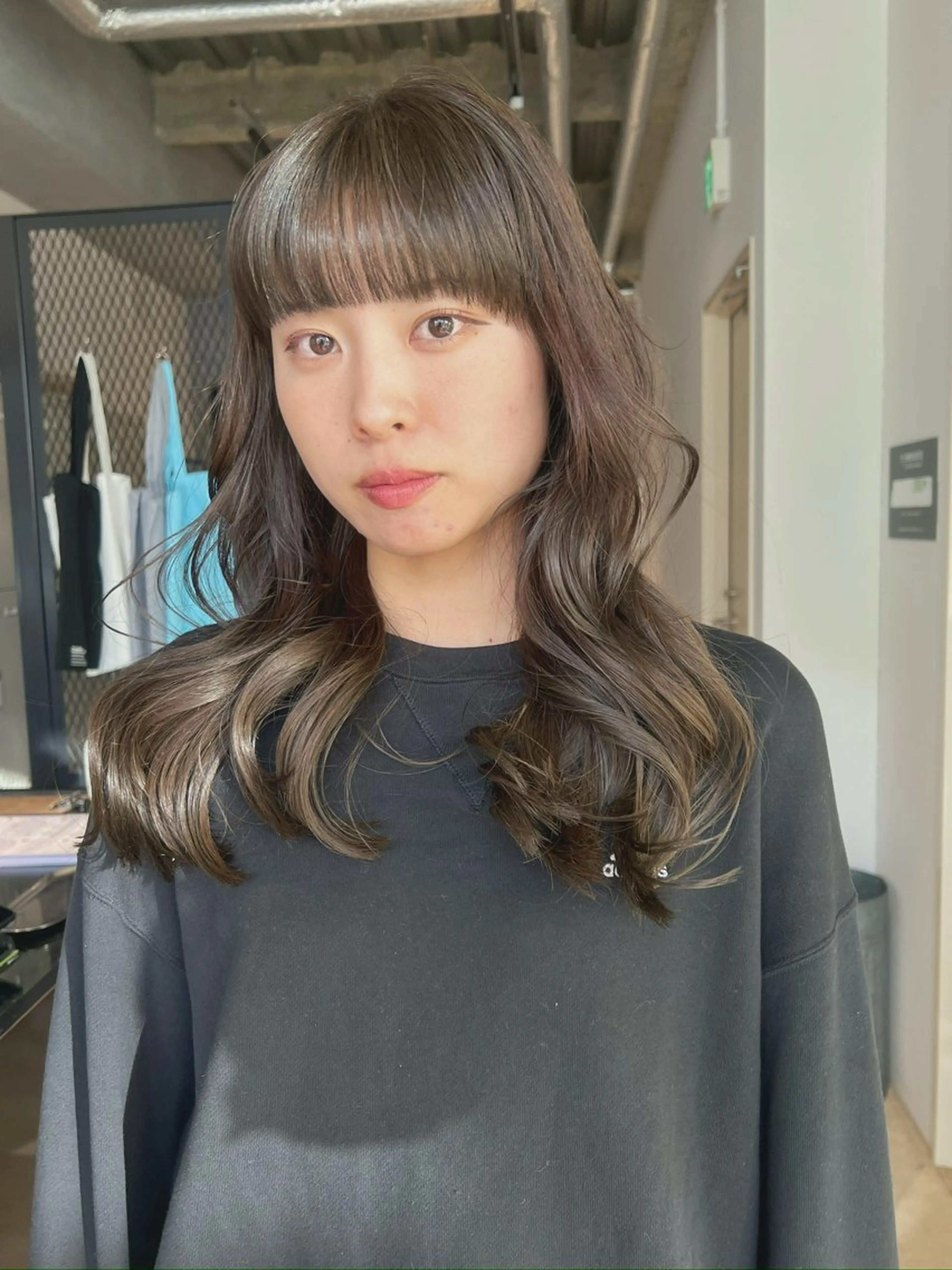 ロング カット ヘアカラー トリートメント 大澤 叶方のヘアスタイル