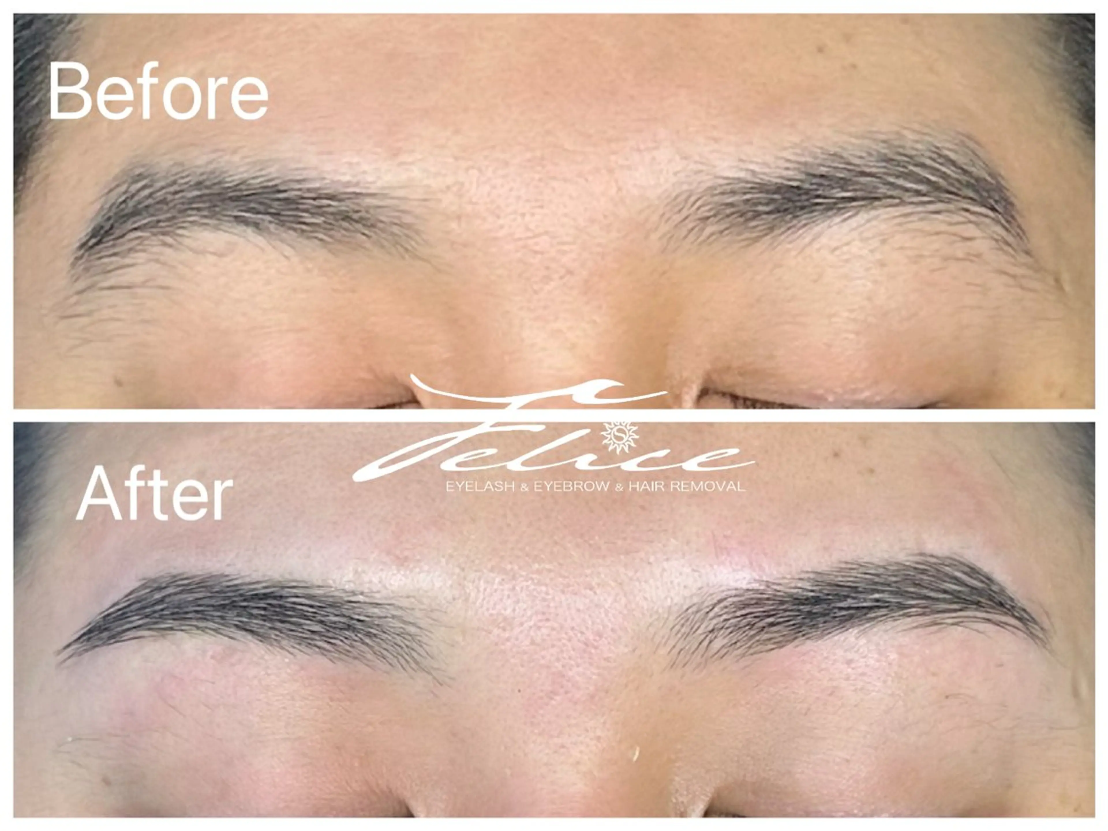 アイブロウ ワックス脱毛 眉カット Felice学芸大学/まつげ/眉毛専門サロン所属・Felice AYAのマツエク・マツパデザイン