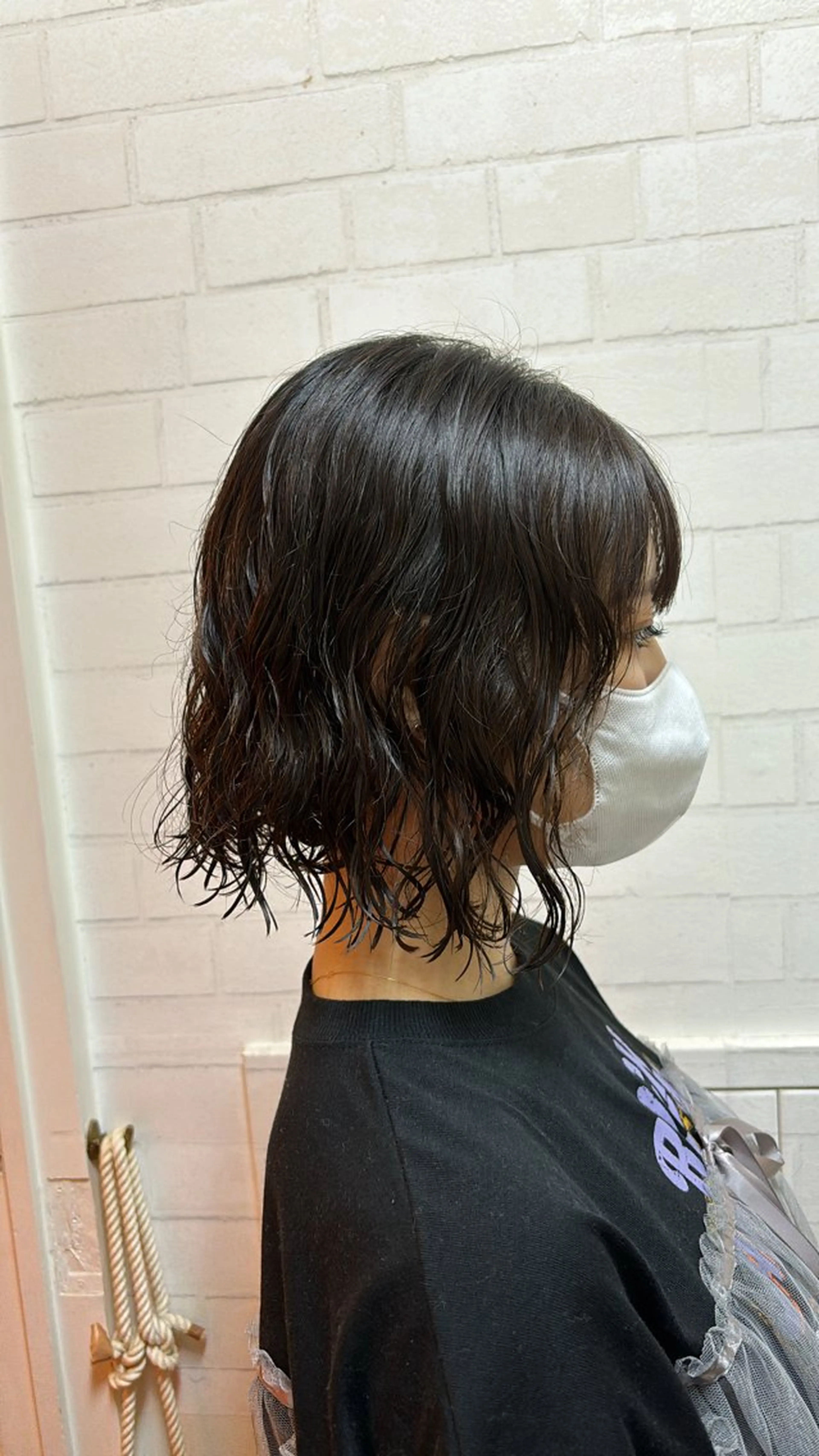 ショート パーマ ボブ カット パーマ colors Island所属・軍司 美夏のヘアスタイル