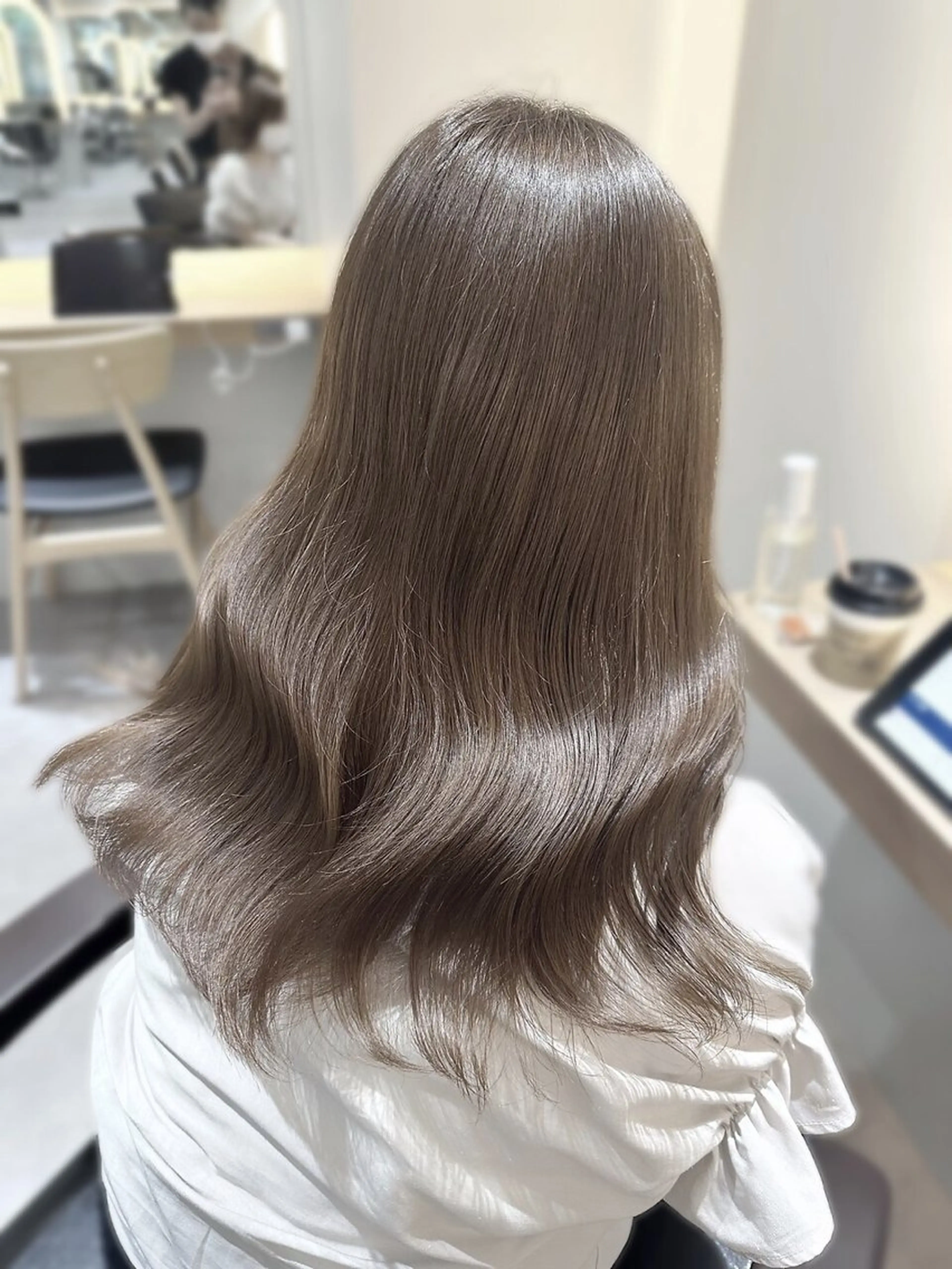 ロング カラー ヘアアレンジ ブリーチ ブラウンカラー イルミナカラー ブリーチなしカラー 髪質改善 ヘアカラー トリートメント 🌈髪質改善💕 縮毛矯正✨青木まで✨のヘアスタイル