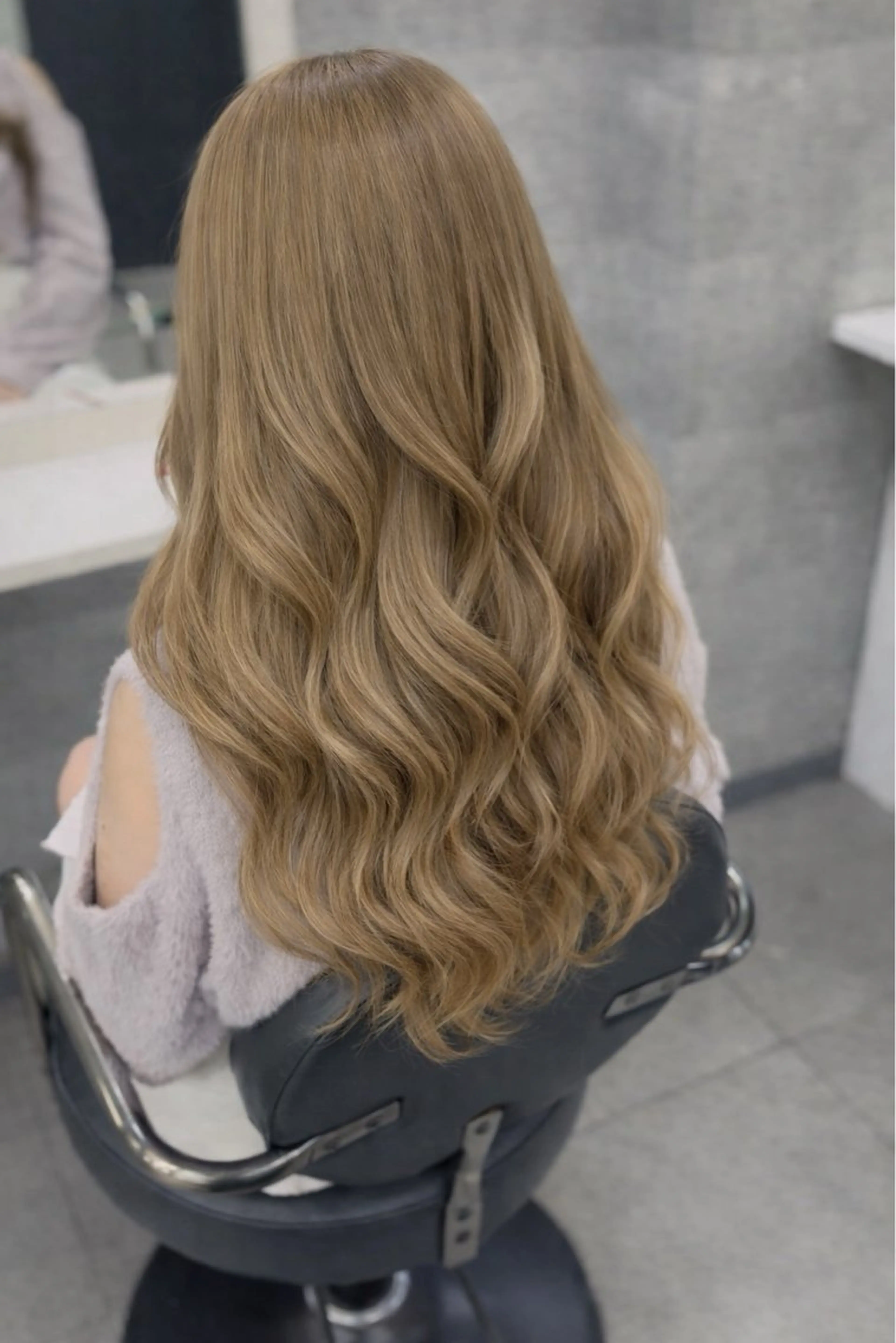 ロング カラー カット ヘアカラー トリートメント ダブルカラー 新宿のヘアスタイル