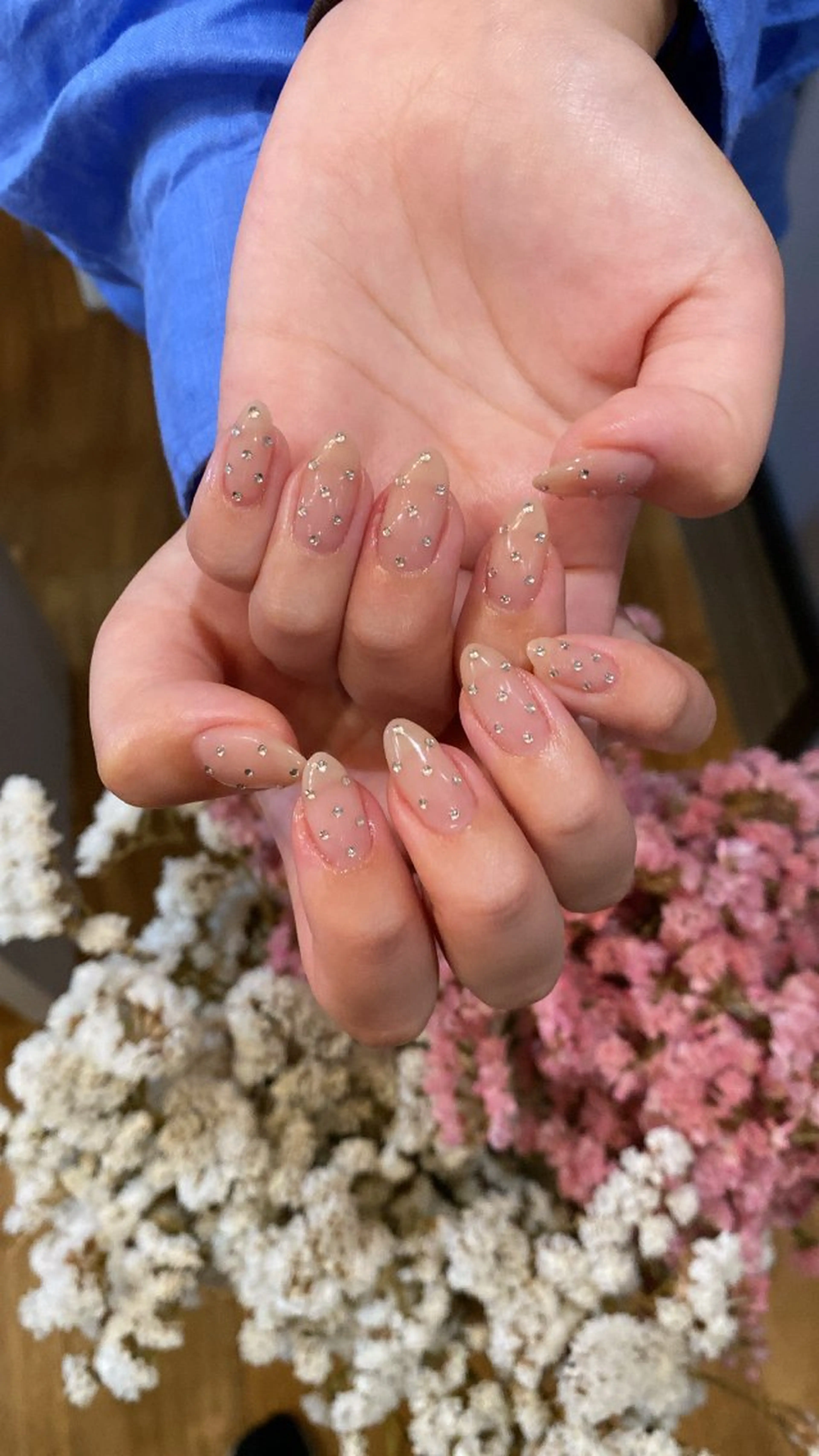 ネイル crystal ⭐︎ colorのネイルデザイン