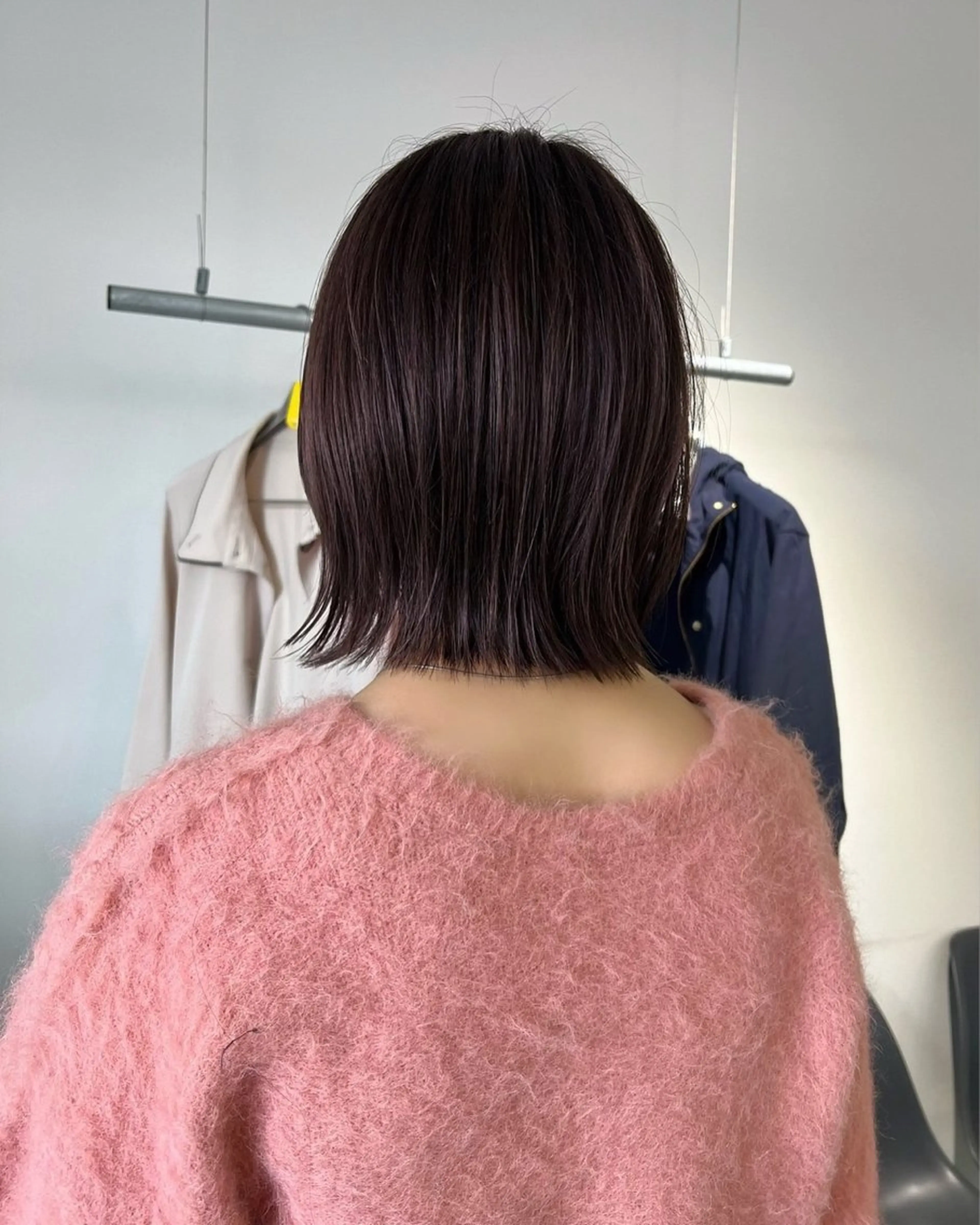 ミディアム ボブ くびれヘア 長沼 咲輝のヘアスタイル