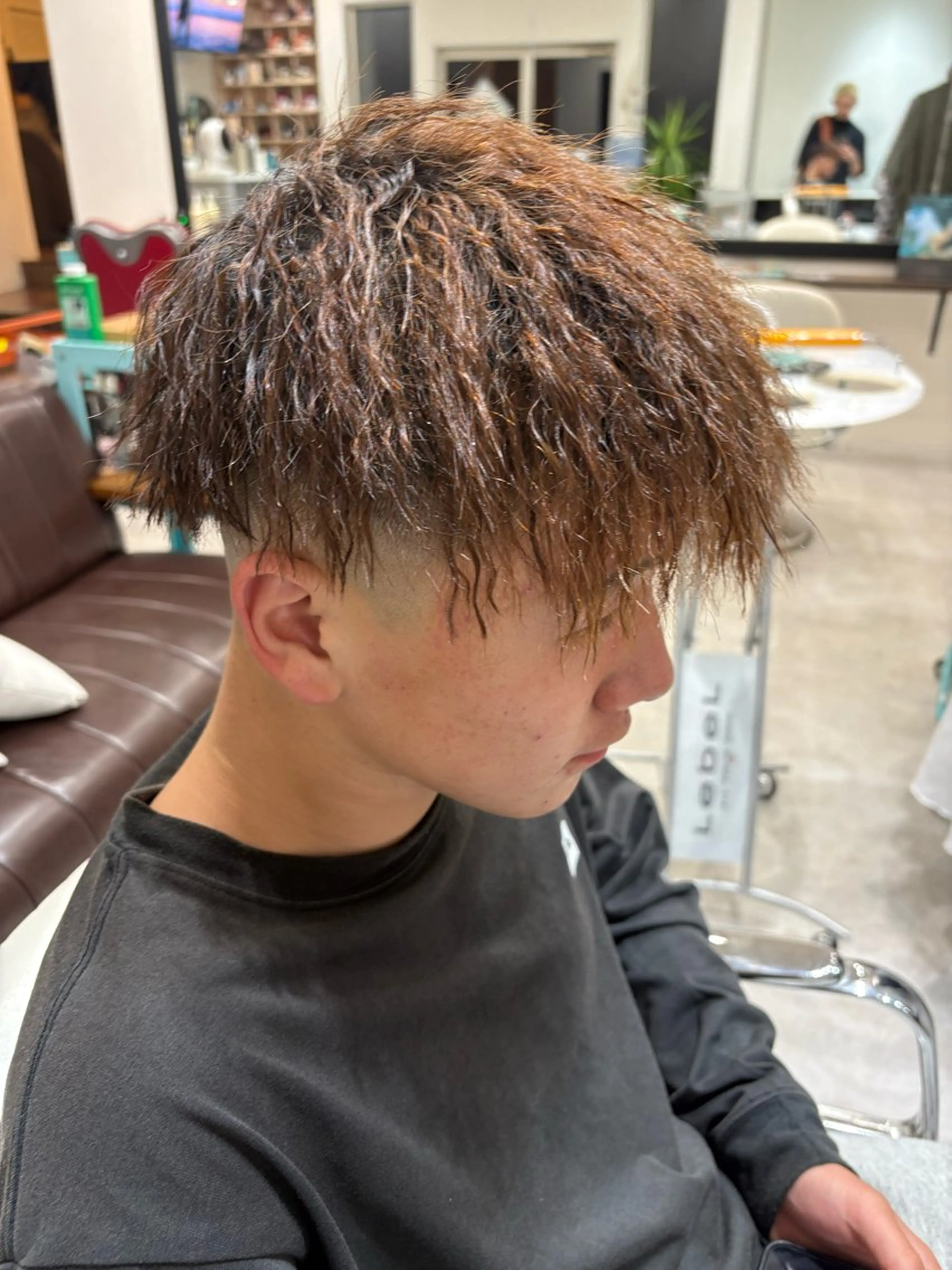 ショート メンズ カット パーマ CUCUMBER所属・本間 颯太のヘアスタイル