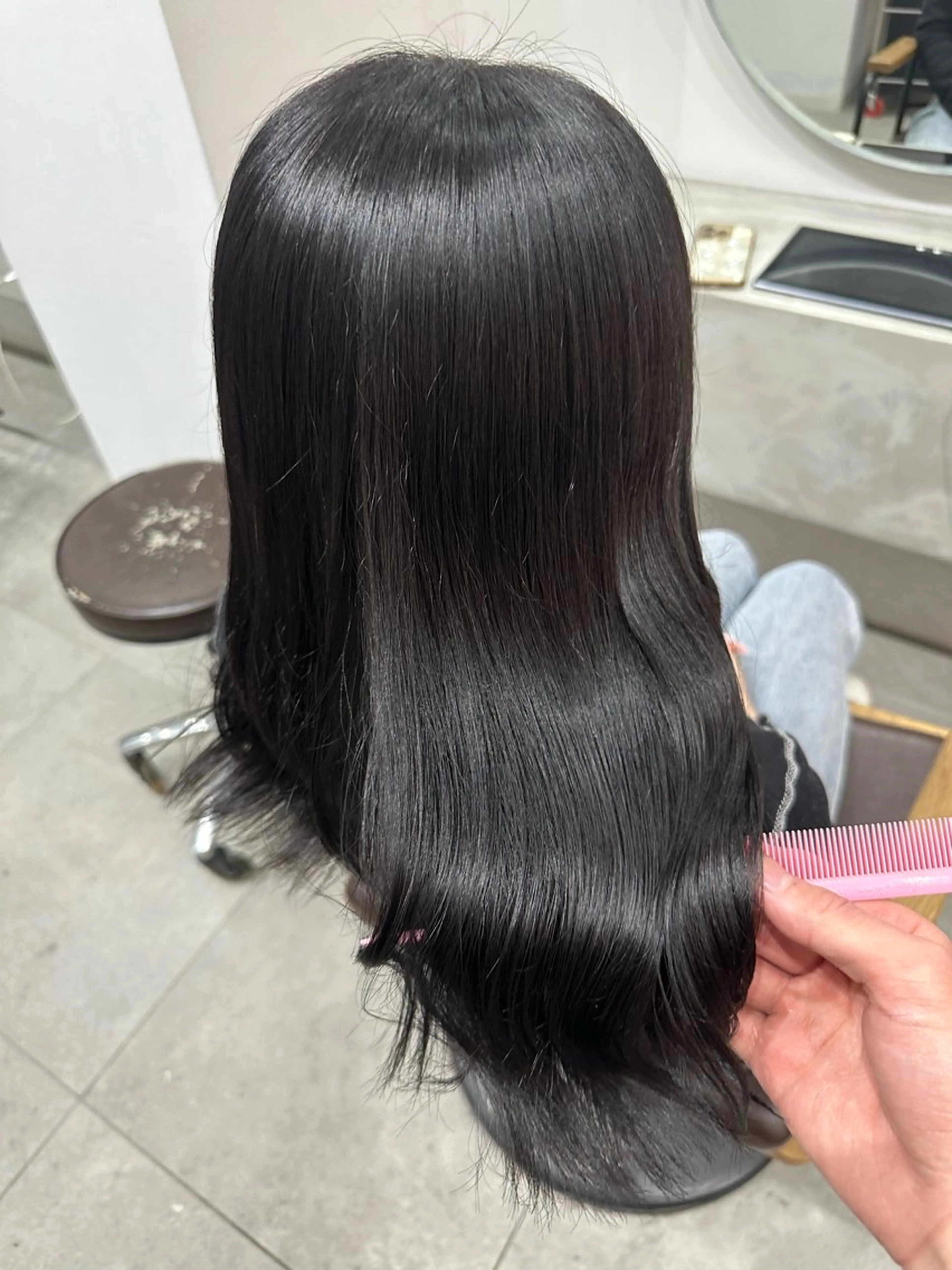 カラー ヘアカラー トリートメント Le'a所属・シガ ミクトのヘアスタイル