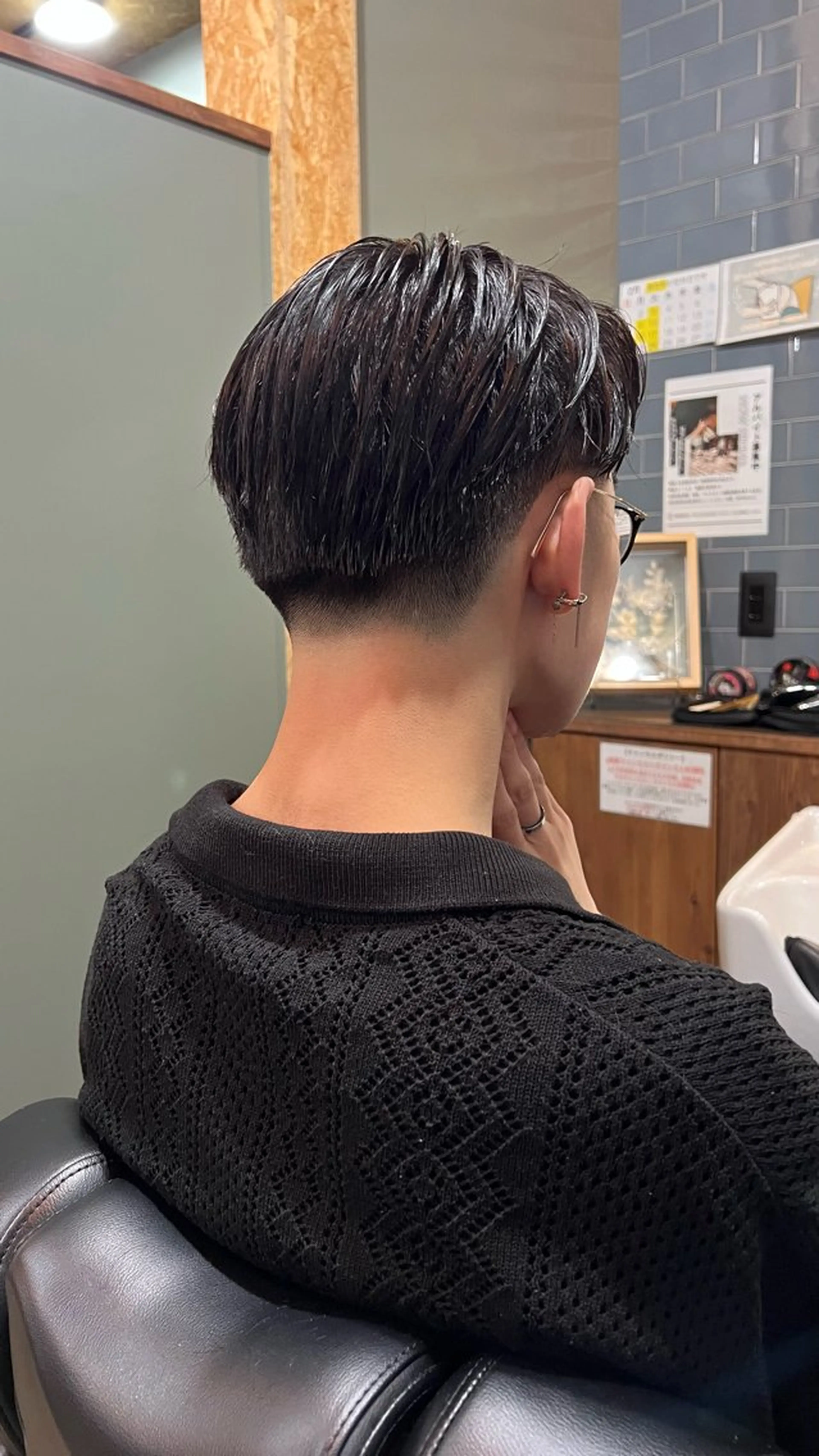 ミディアム メンズ 荻沼 快のヘアスタイル