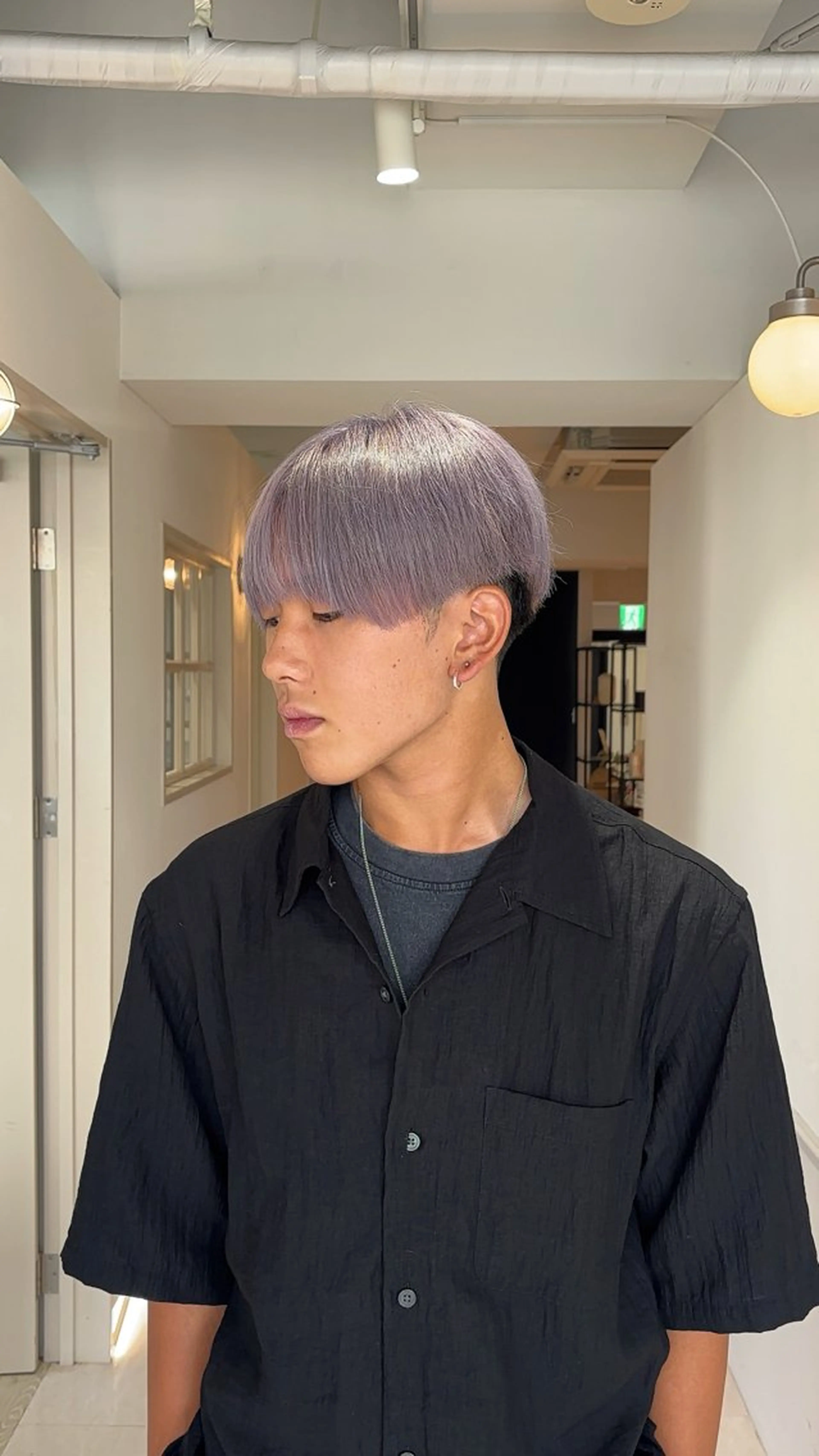 ミディアム 瀬戸 杏珠のヘアスタイル