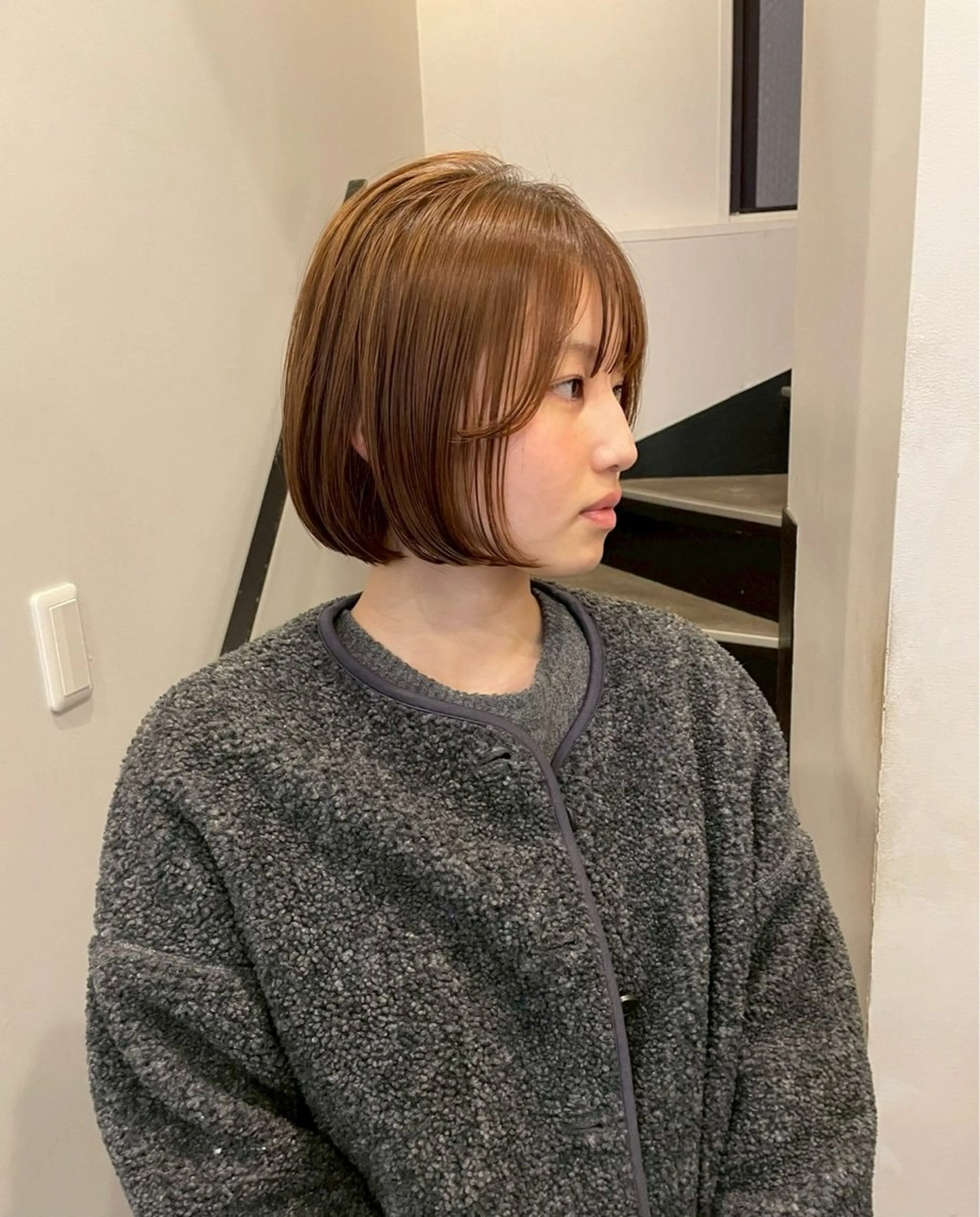 ショート ヘアカラー anri/野田/ ボブカットのヘアスタイル