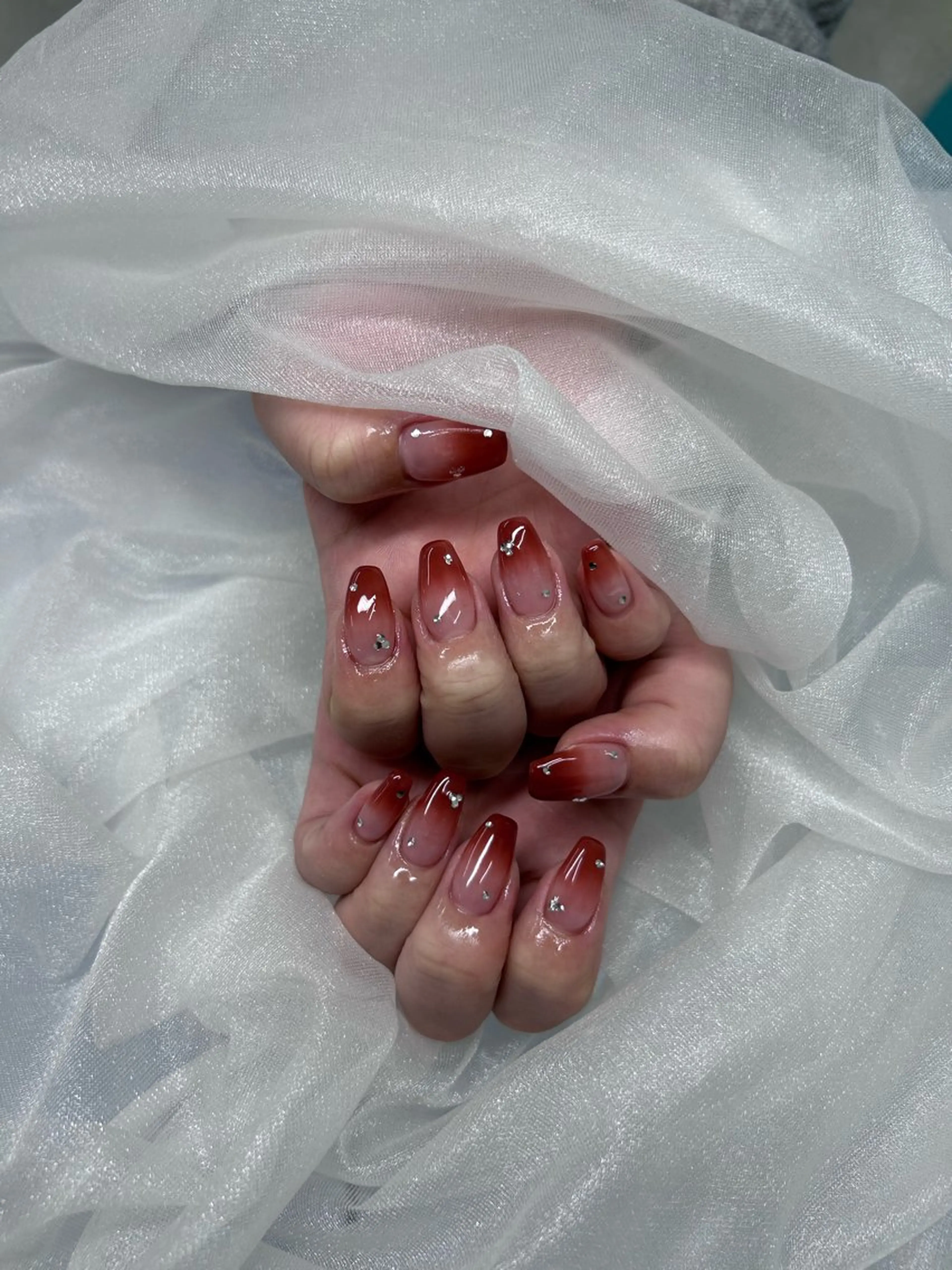 ネイル グラデーション 加藤 楓子のネイルデザイン