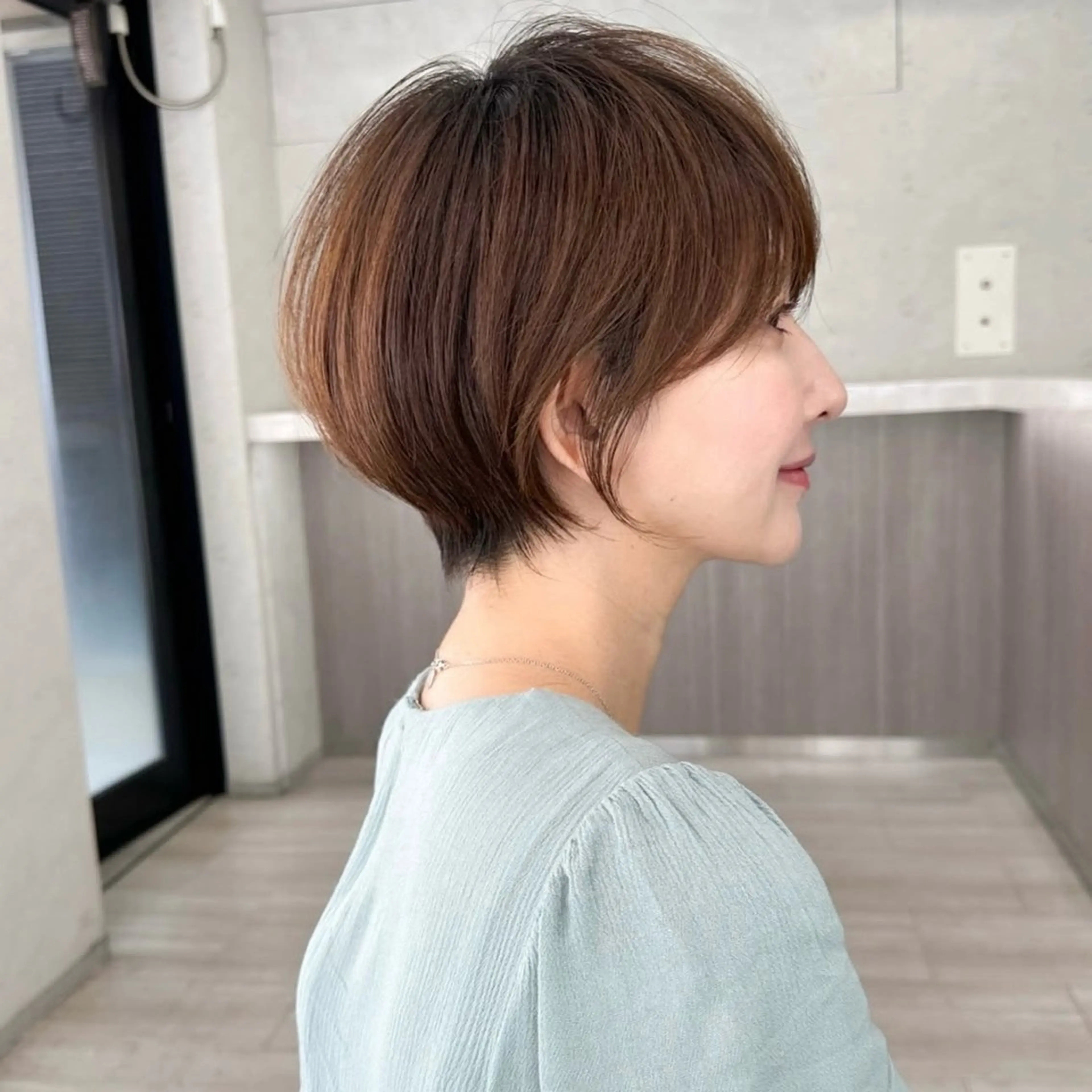 ショート 艶カラー/ヘアセット 着付け　ふうか　渋谷のヘアスタイル