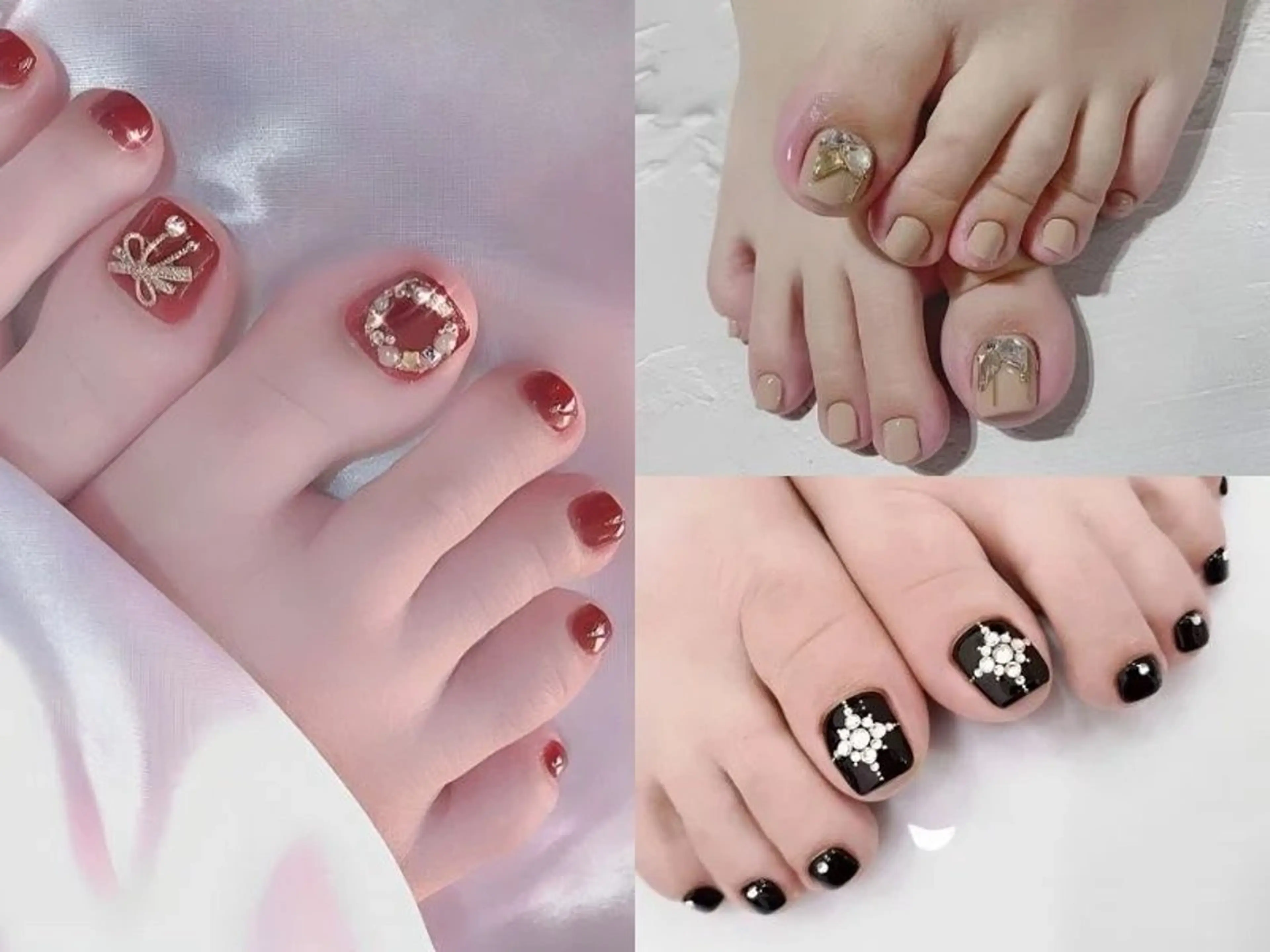 ネイル オーロラネイル クリアネイル フラッシュネイル ジェルネイル グラデーション フットネイル Amee Nail Salonのネイルデザイン