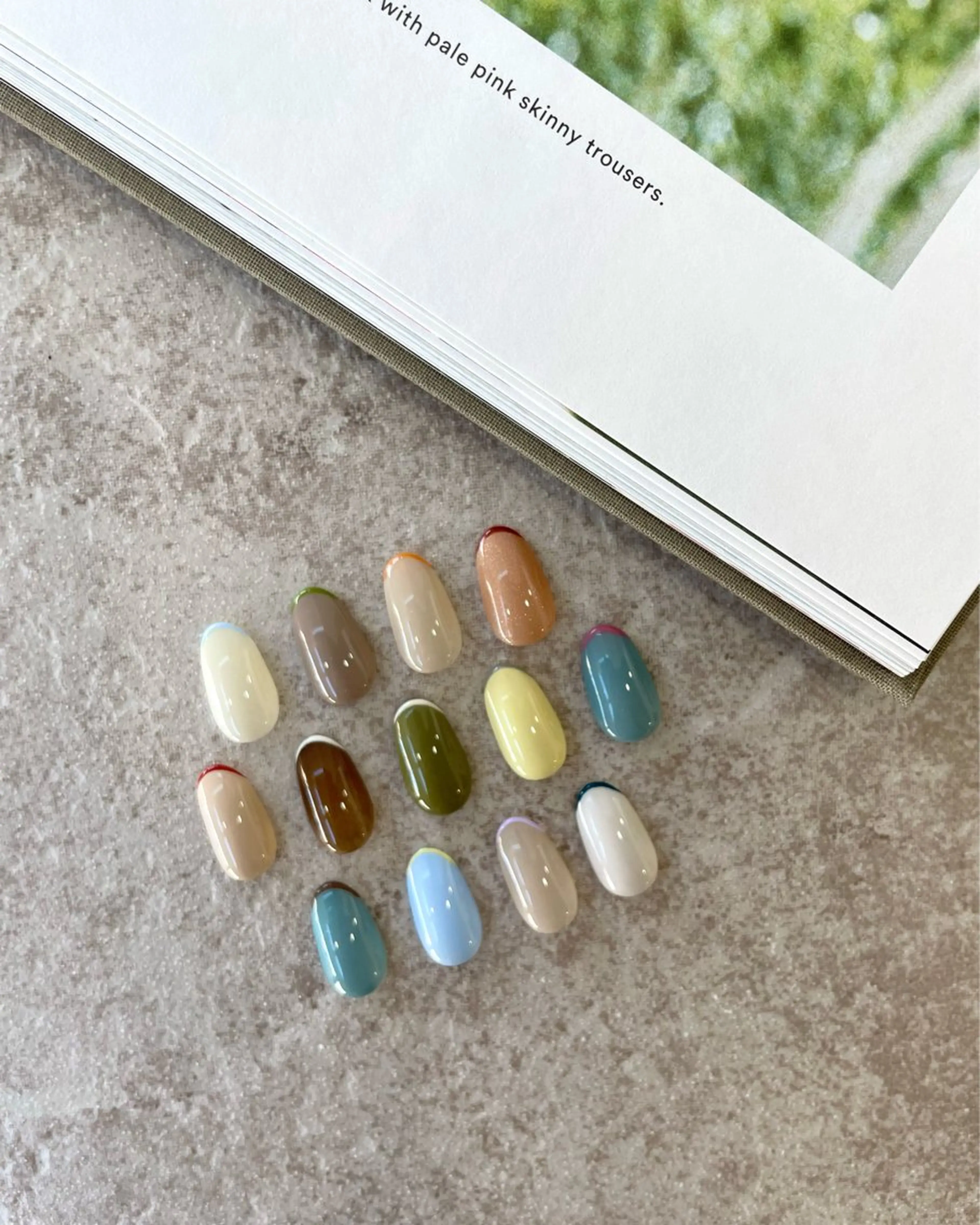 ネイル カジュアル ニュアンスネイル シンプルネイル ハンドネイル nailsalon amity🌿池田のネイルデザイン