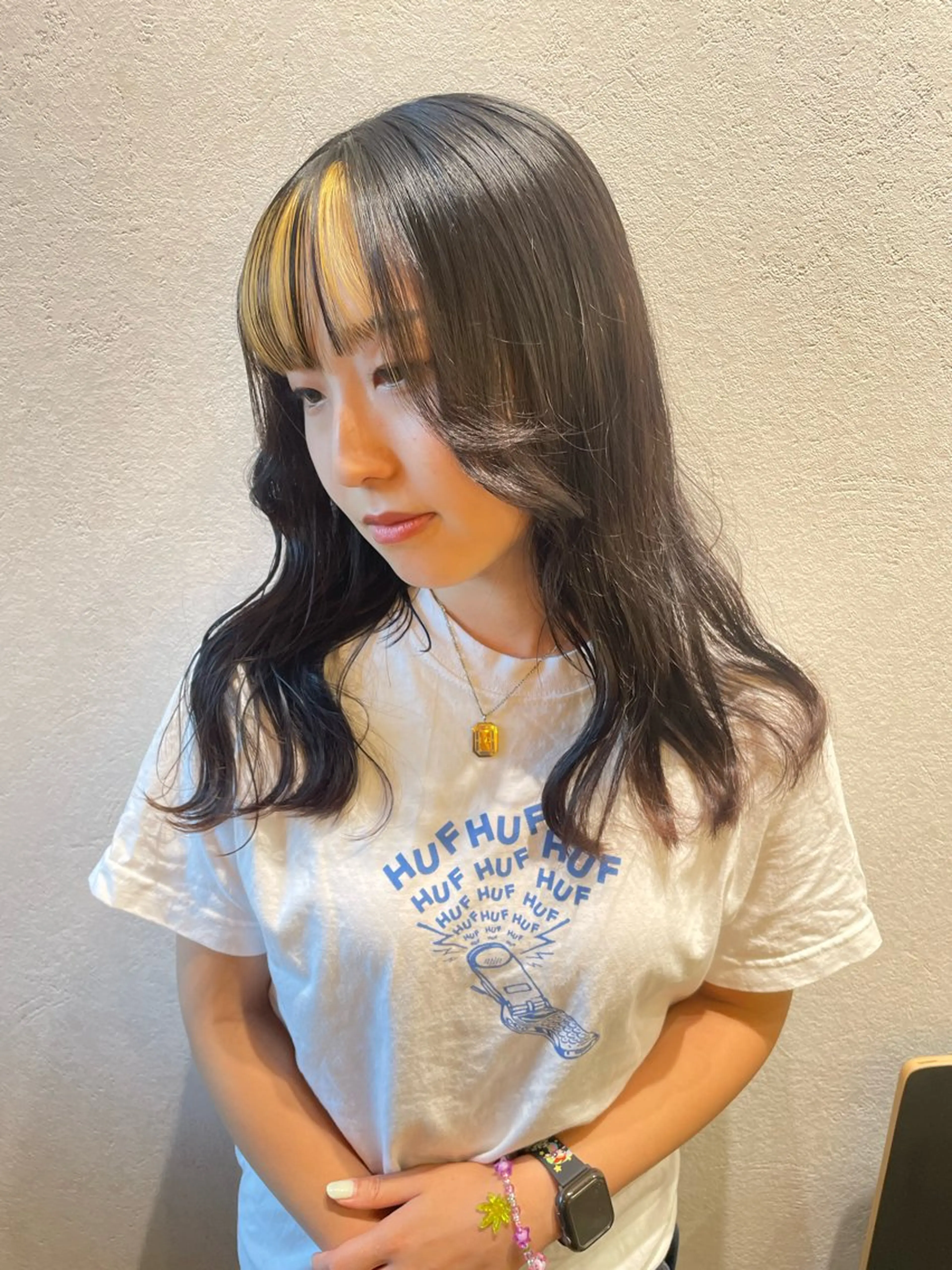 ロング カラー ヘアカラー レイン🌏🌱 似合わせ/ハイトーンのヘアスタイル