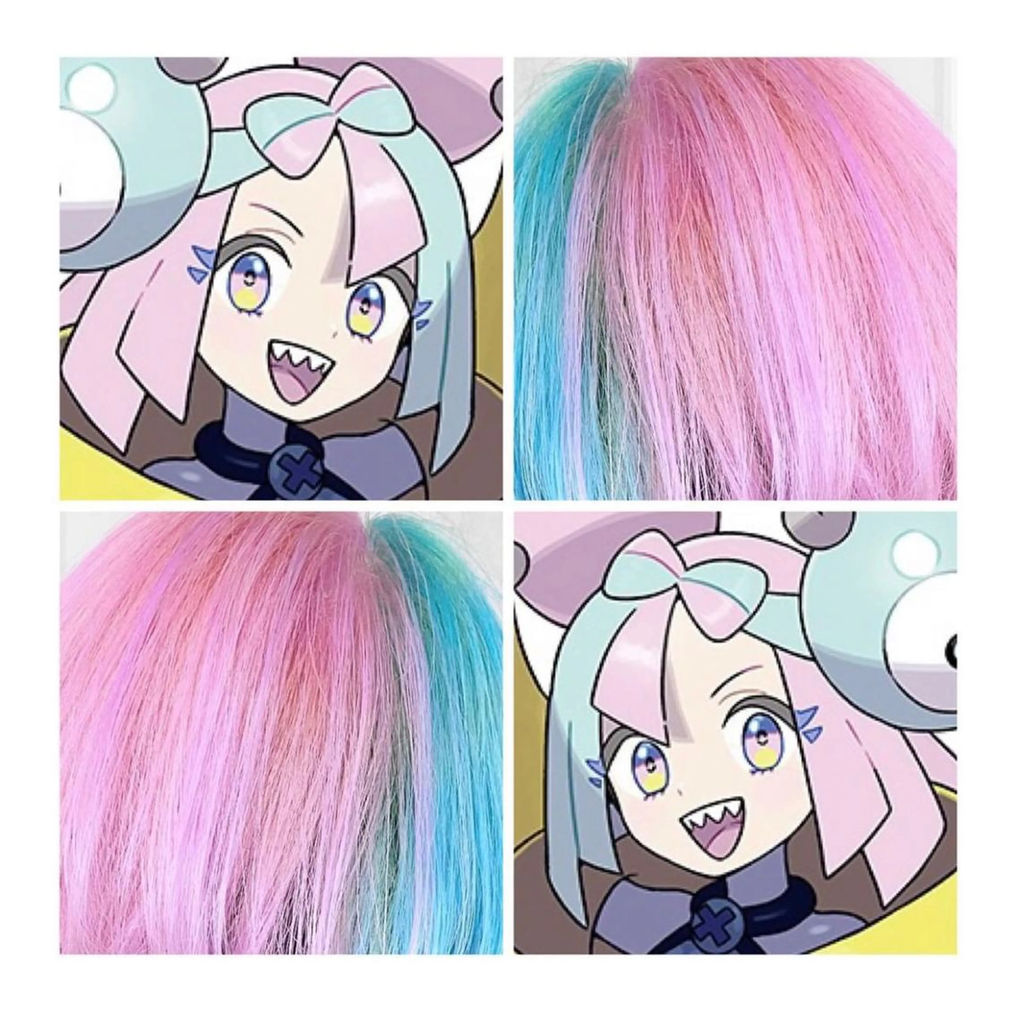 ショート カラー ブリーチ ピンクカラー TSUNO🦖 派手髪/オタク美容師のヘアスタイル