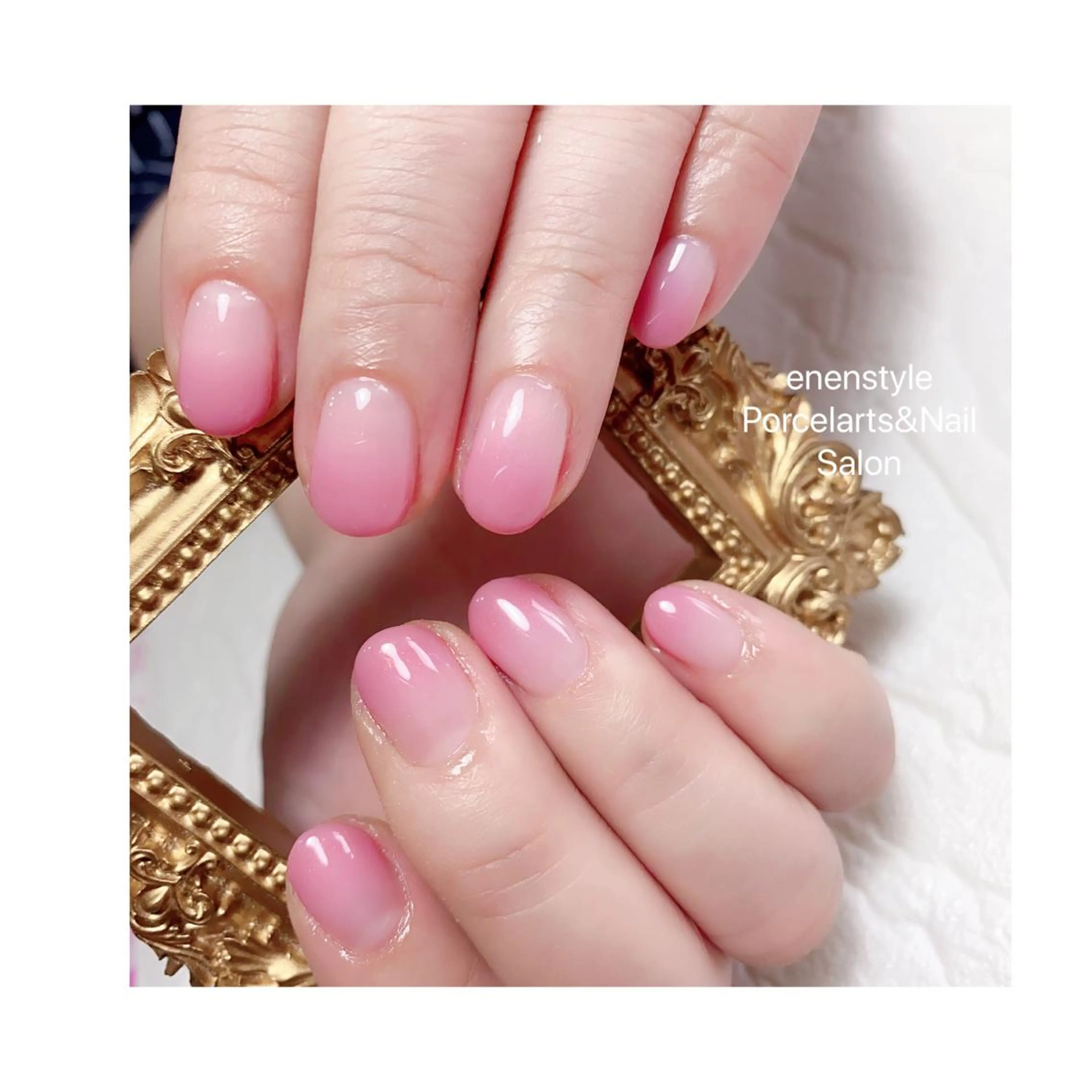 ミディアム ネイル ジェルネイル ニュアンスネイル オフィスネイル ワンカラーネイル パラジェル 👑enen style👑のネイルデザイン