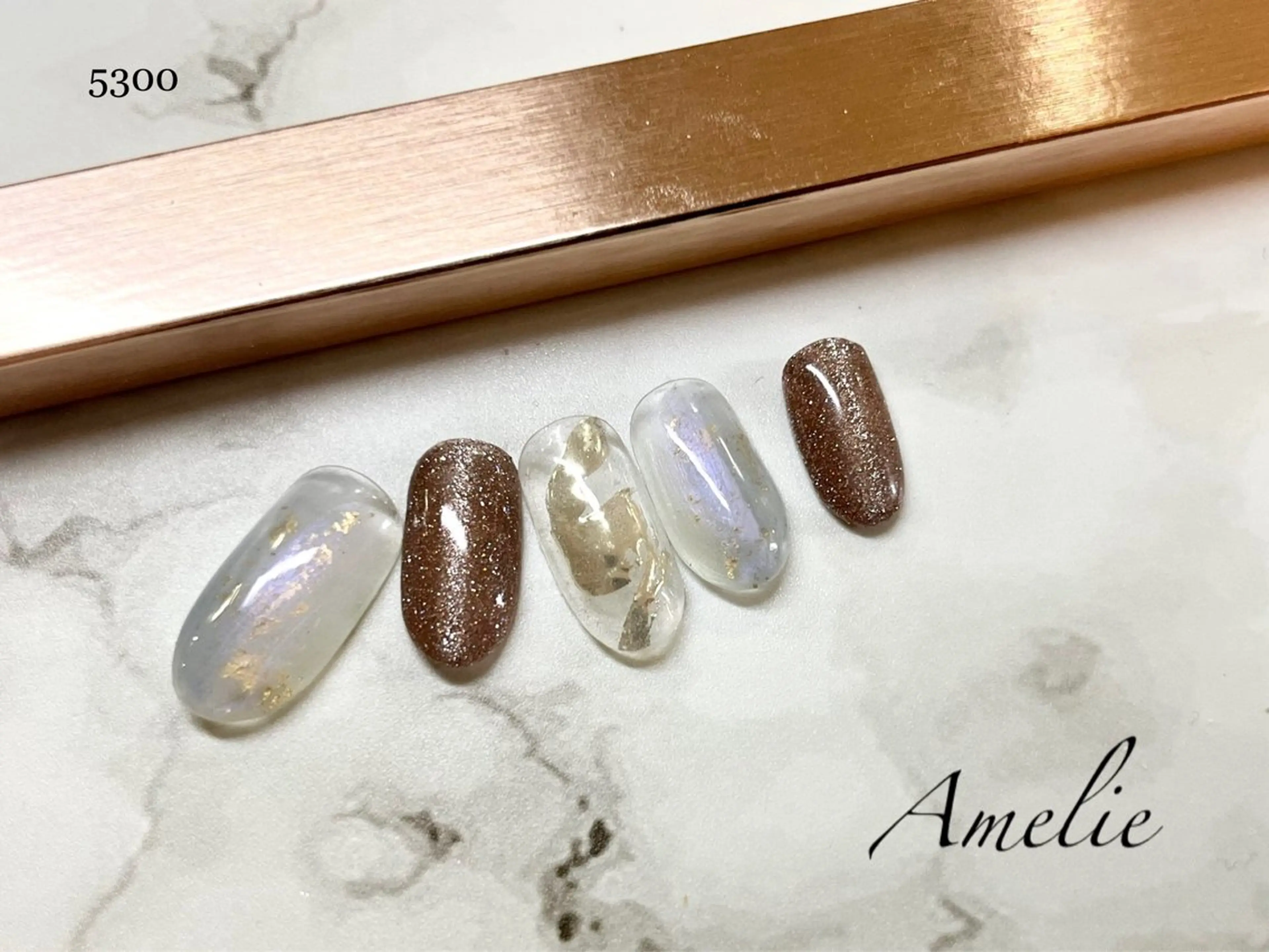 ネイル ハンドネイル いちじゅう あおいのネイルデザイン