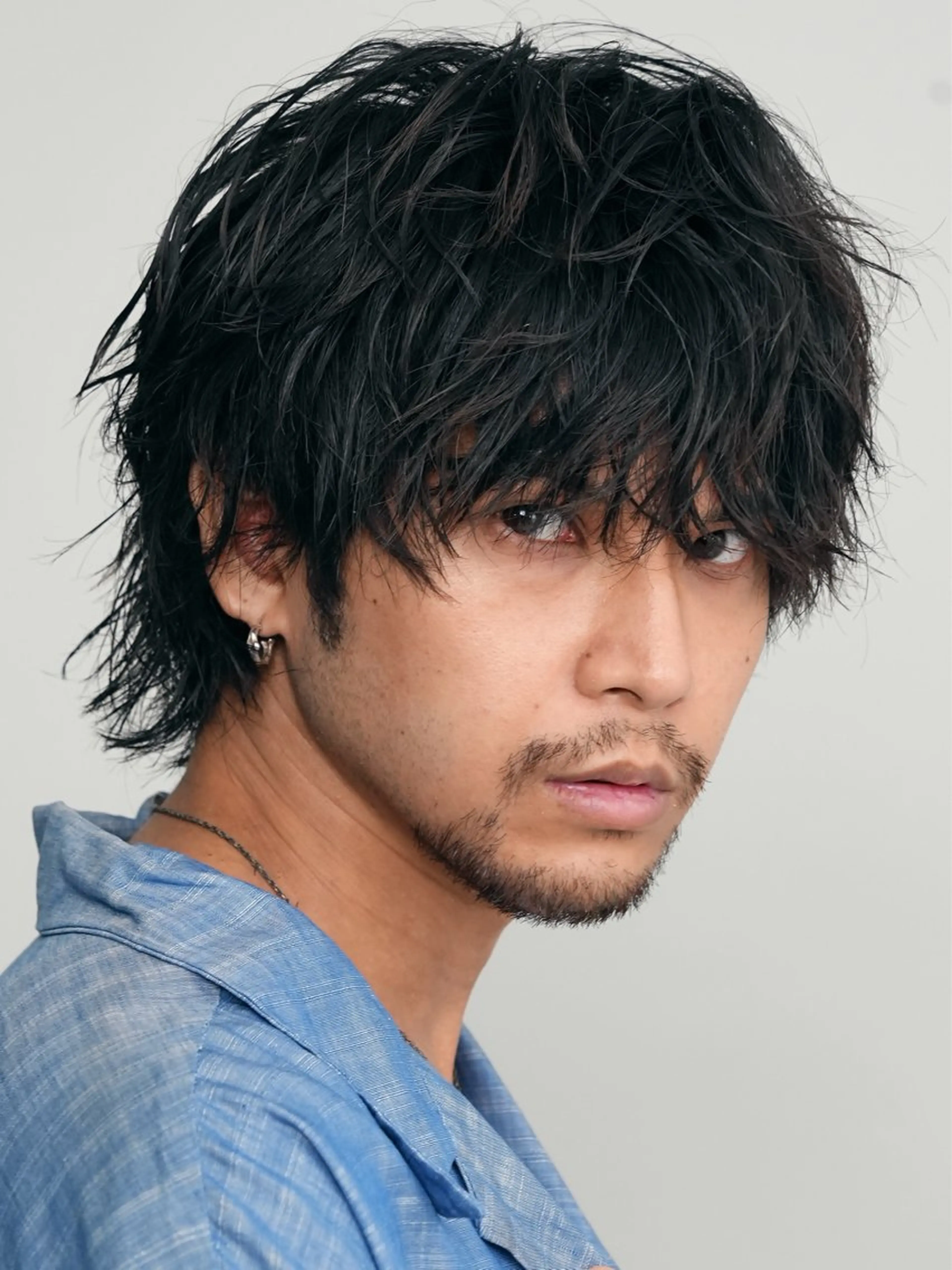 ショート パーマ メンズ ツーブロック メンズウルフカット ウルフカット メンズパーマ 名古屋/水谷颯のヘアスタイル