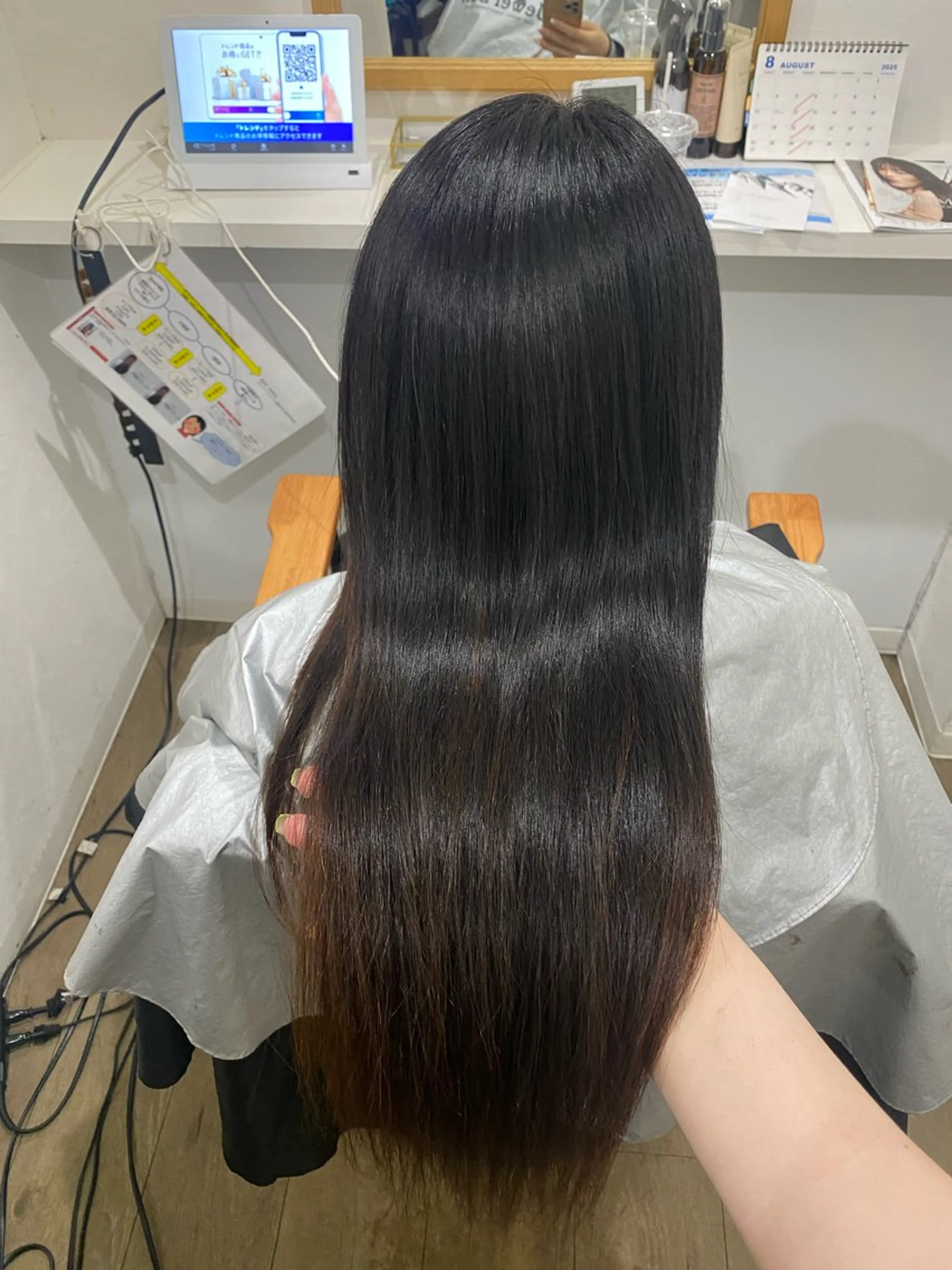 ロング 縮毛矯正 Jewel Box東梅田所属・髪質改善サロン 梅田/ヨナミネのヘアスタイル