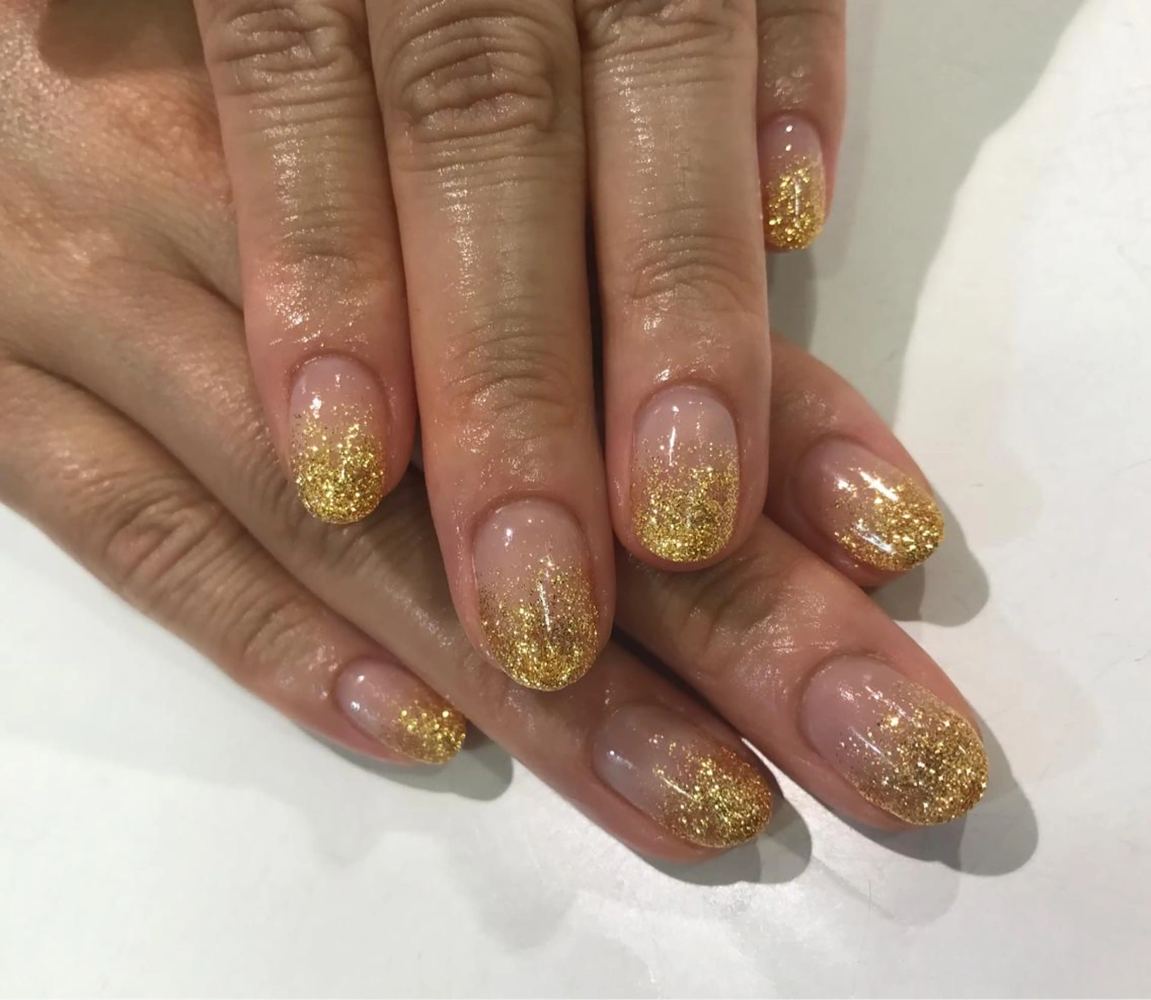 ネイル グラデーション ラメ(グリッター) ラメグラデーション Charme. NOBUKOのネイルデザイン