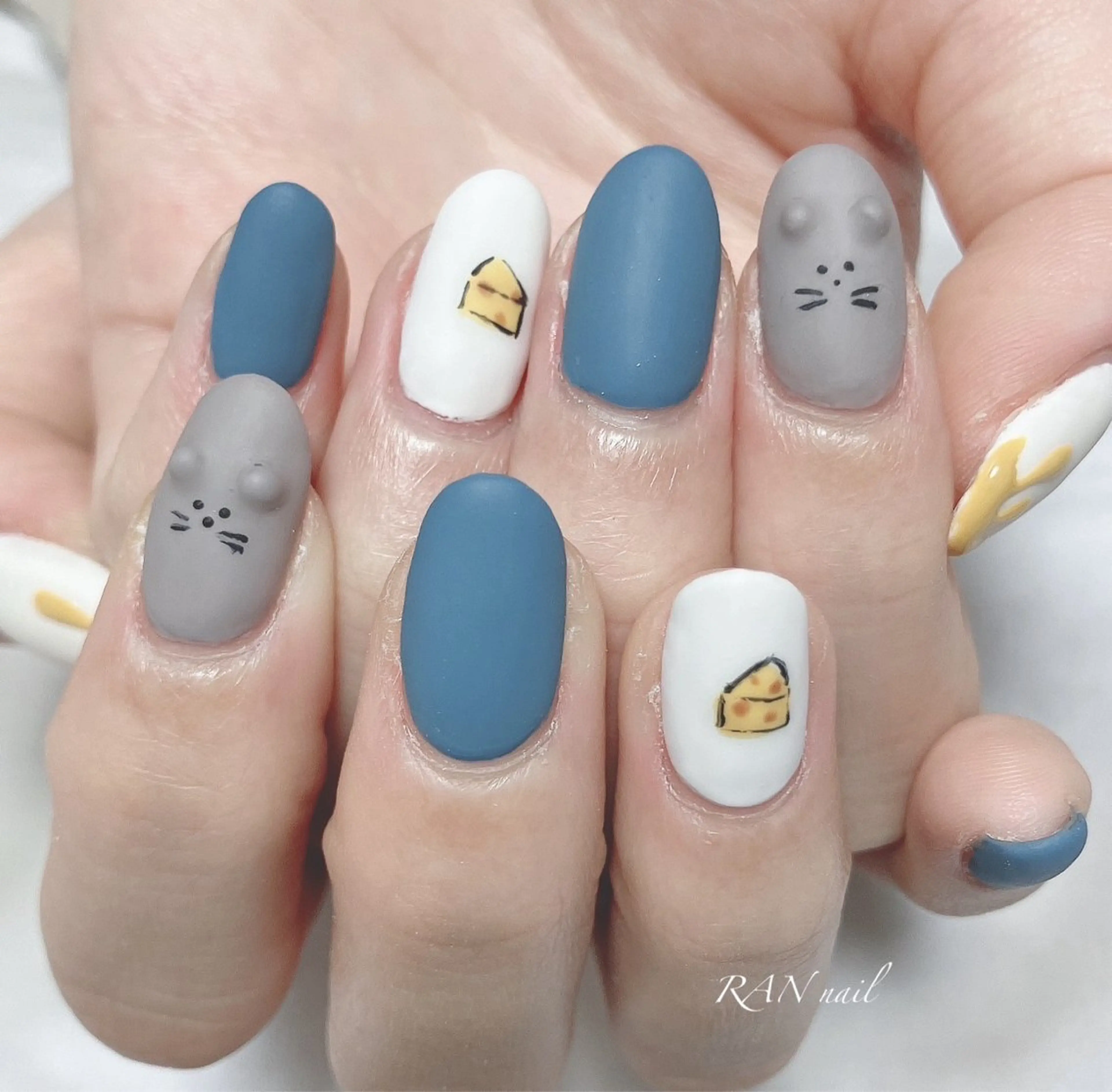 ネイル アニマル柄 春ネイル ハンドネイル フットネイル RAN nailのネイルデザイン