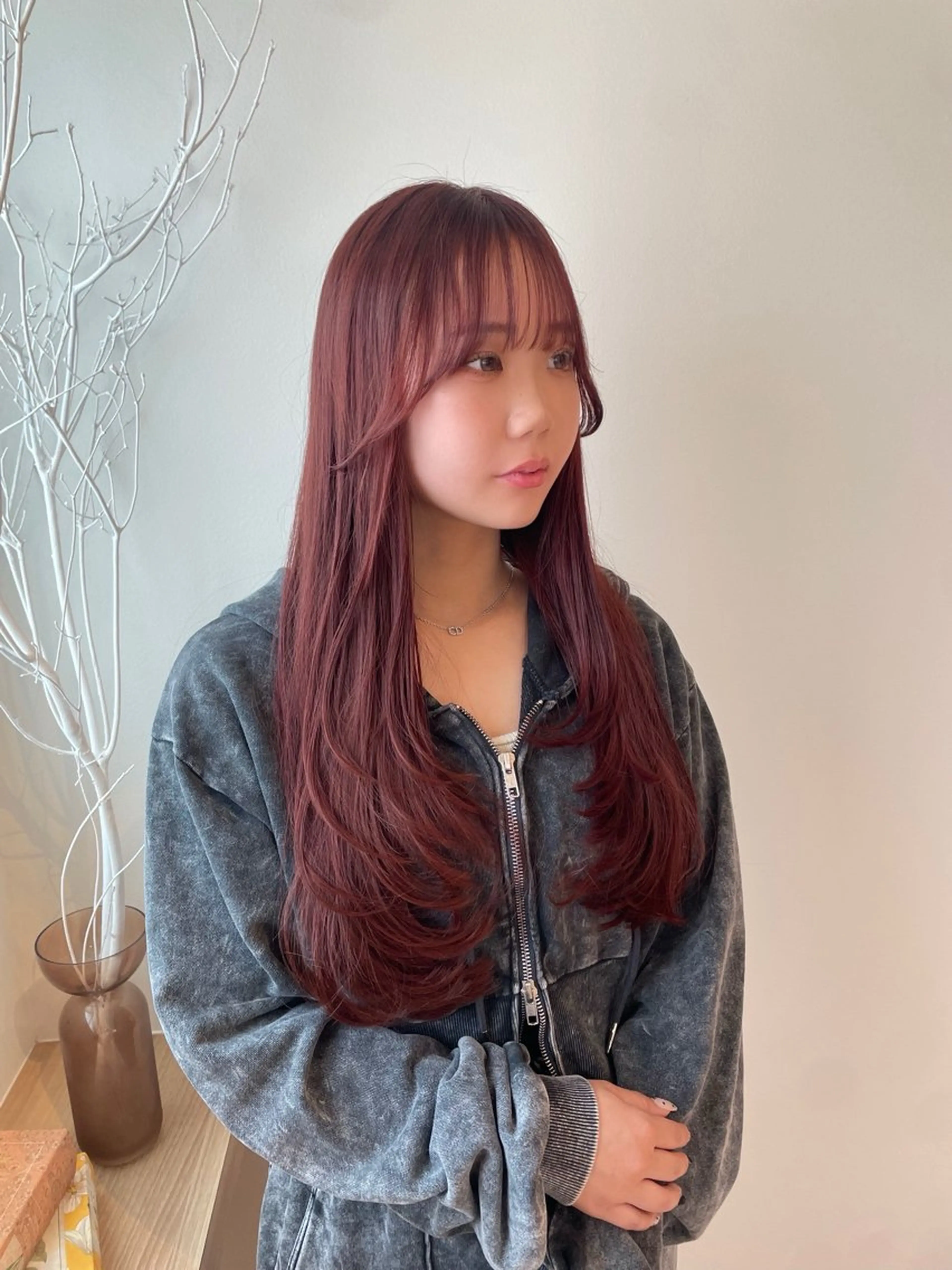 ロング カラー カット トリートメント Osoko Hiyoriのヘアスタイル