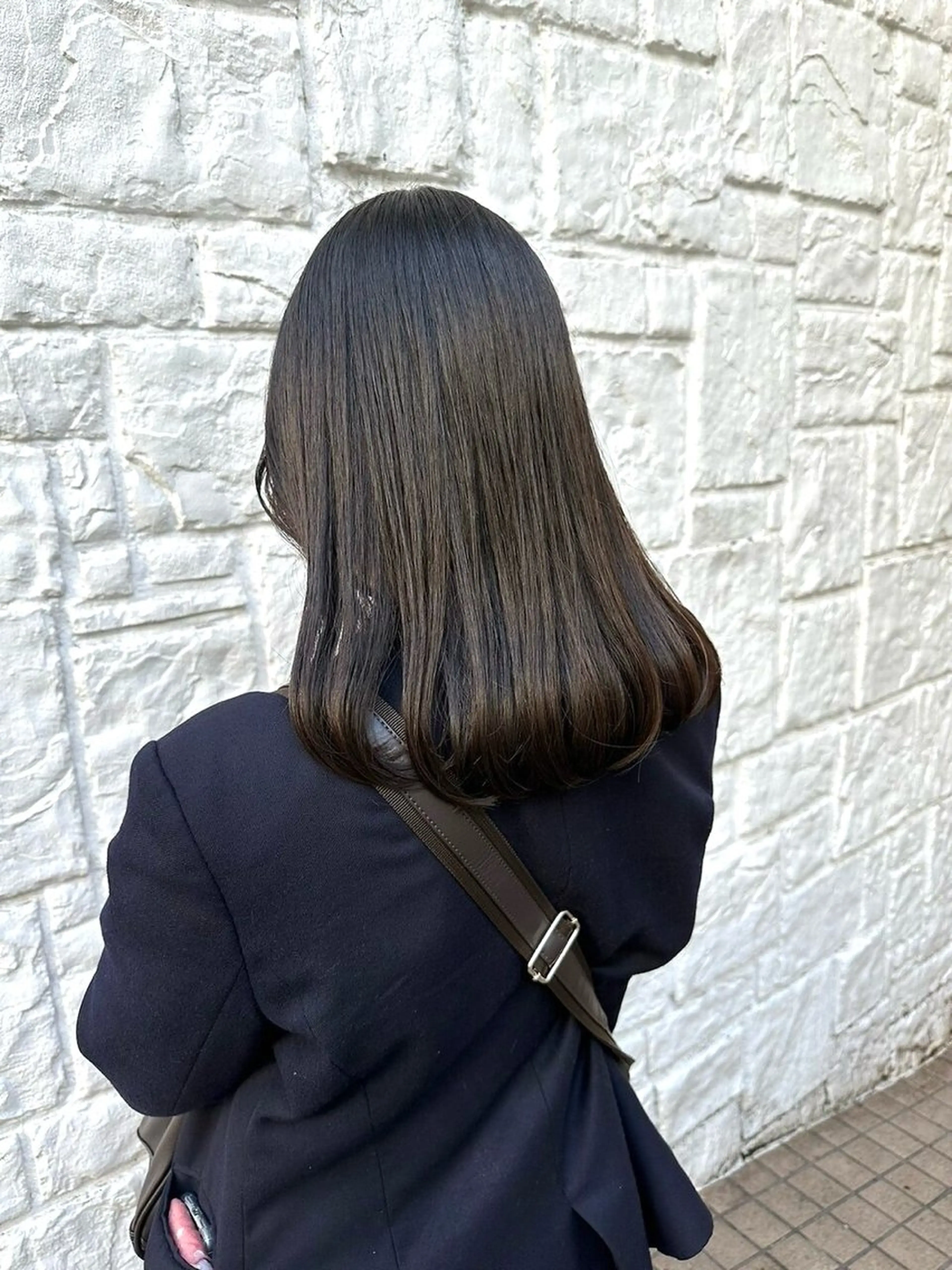 ロング カラー カット ヘアカラー 縮毛矯正 トリートメント ヘッドスパ ヘアセット 顔まわり/グレージュ 吉田ひろのじょうのヘアスタイル