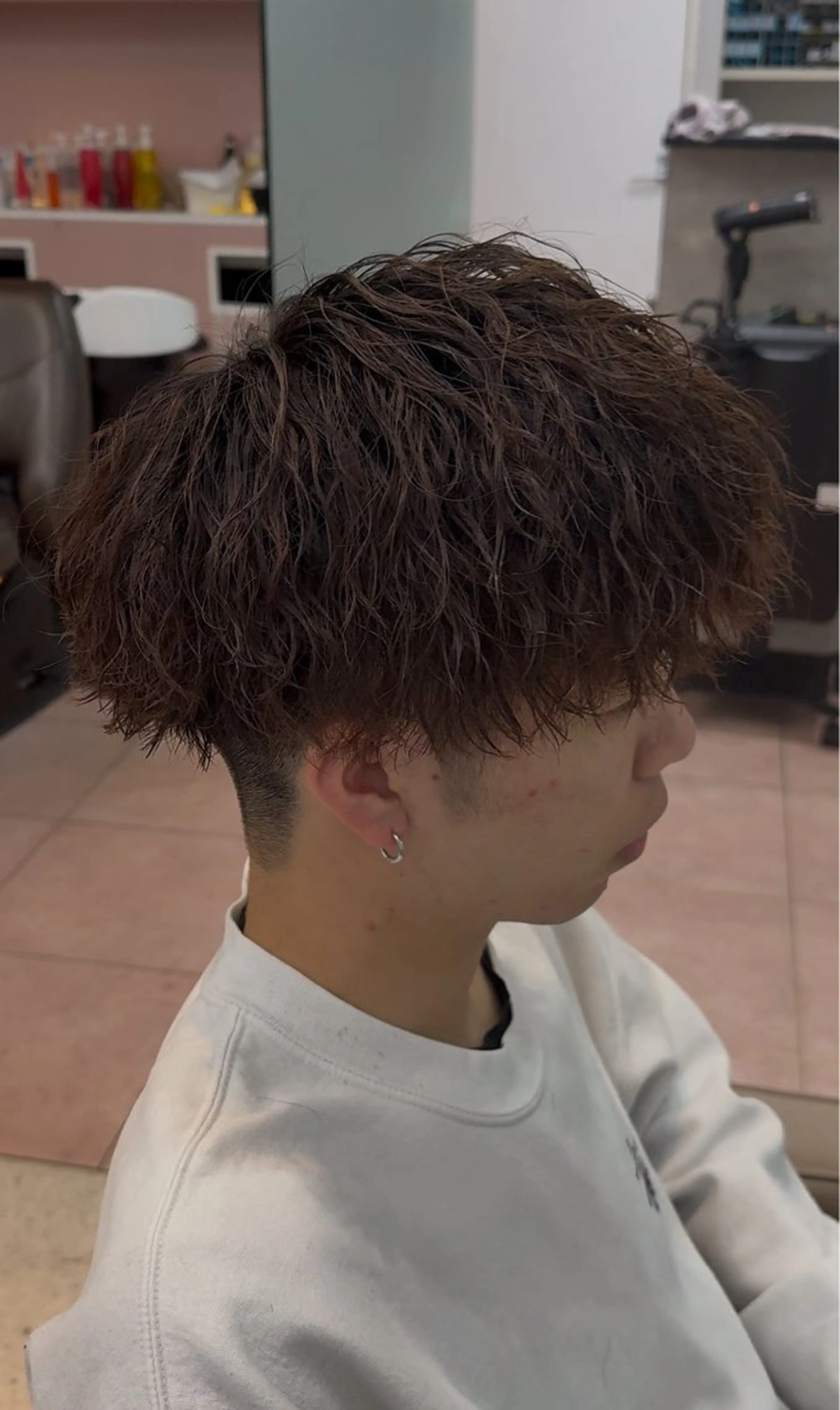 ショート パーマ メンズ カット パーマ トリートメント 【メンズパーマ特化】 壱岐祥一朗のヘアスタイル