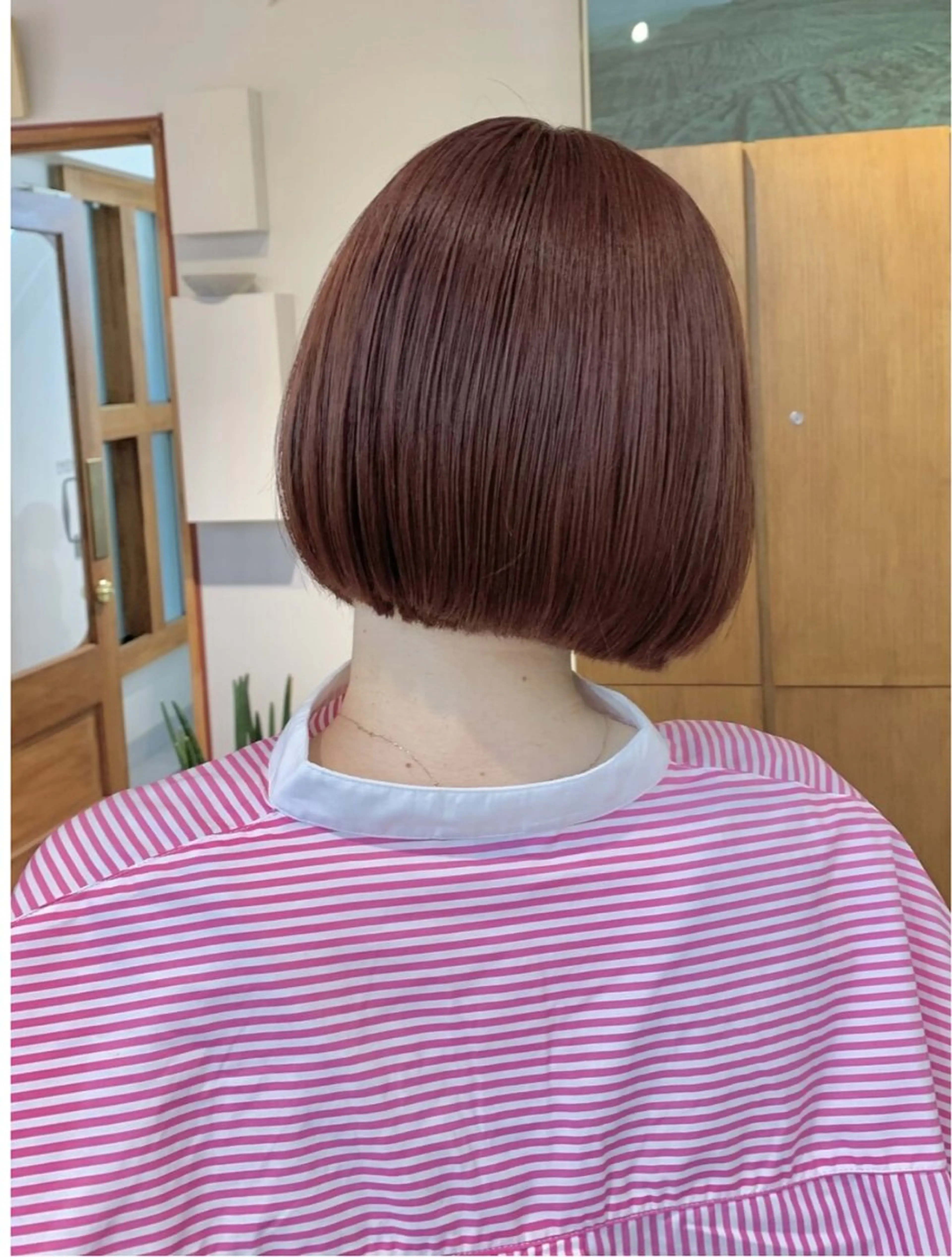 ショート カラー ピンクカラー ヘアカラー 立川艶髪カラーと映画 美容師YUJIのヘアスタイル
