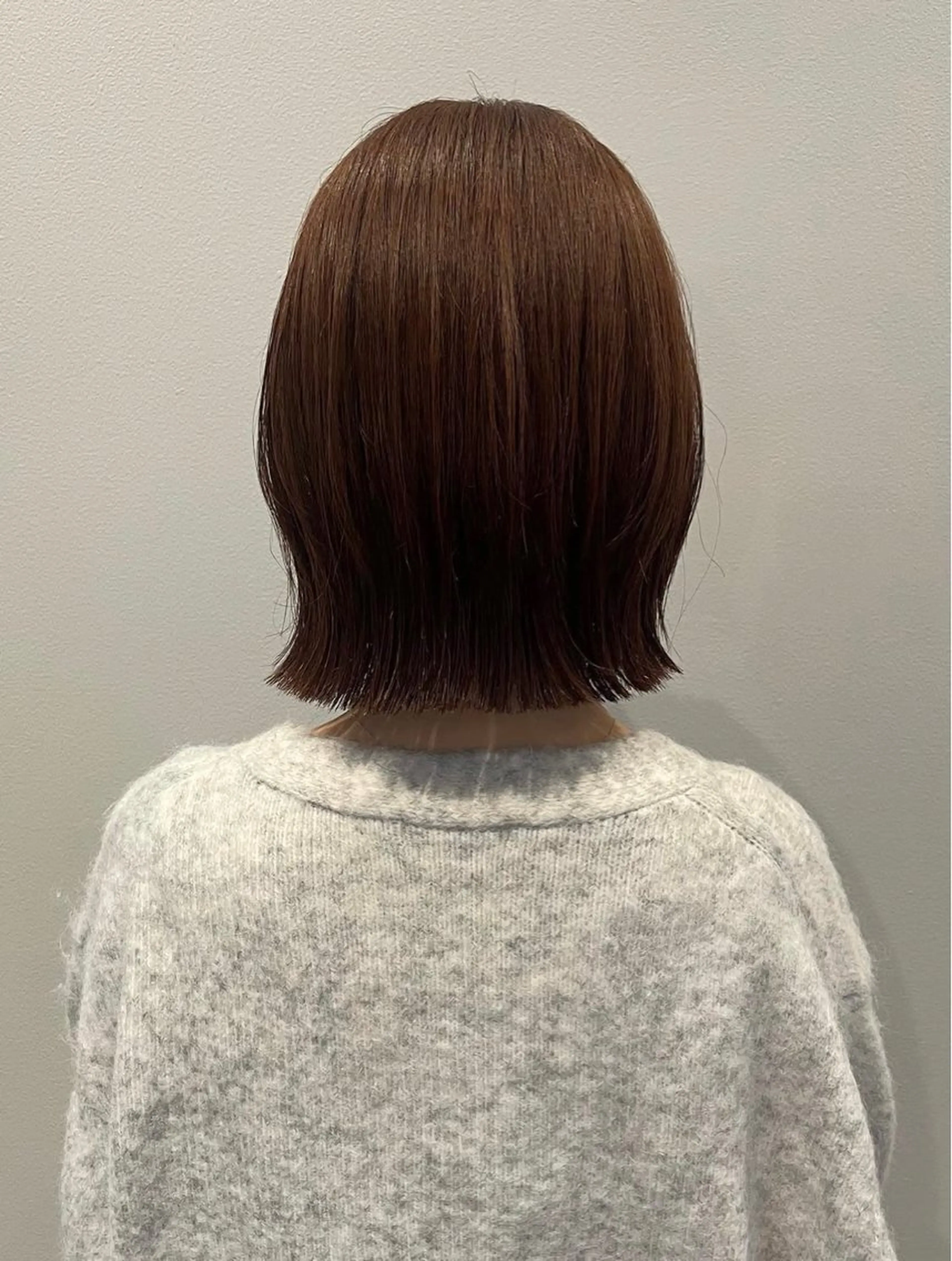 カラー ブラウンカラー オレンジ オレンジブラウン ボブ カット トリートメント ヘッドスパ Toruve所属・haruna / Toruveのヘアスタイル