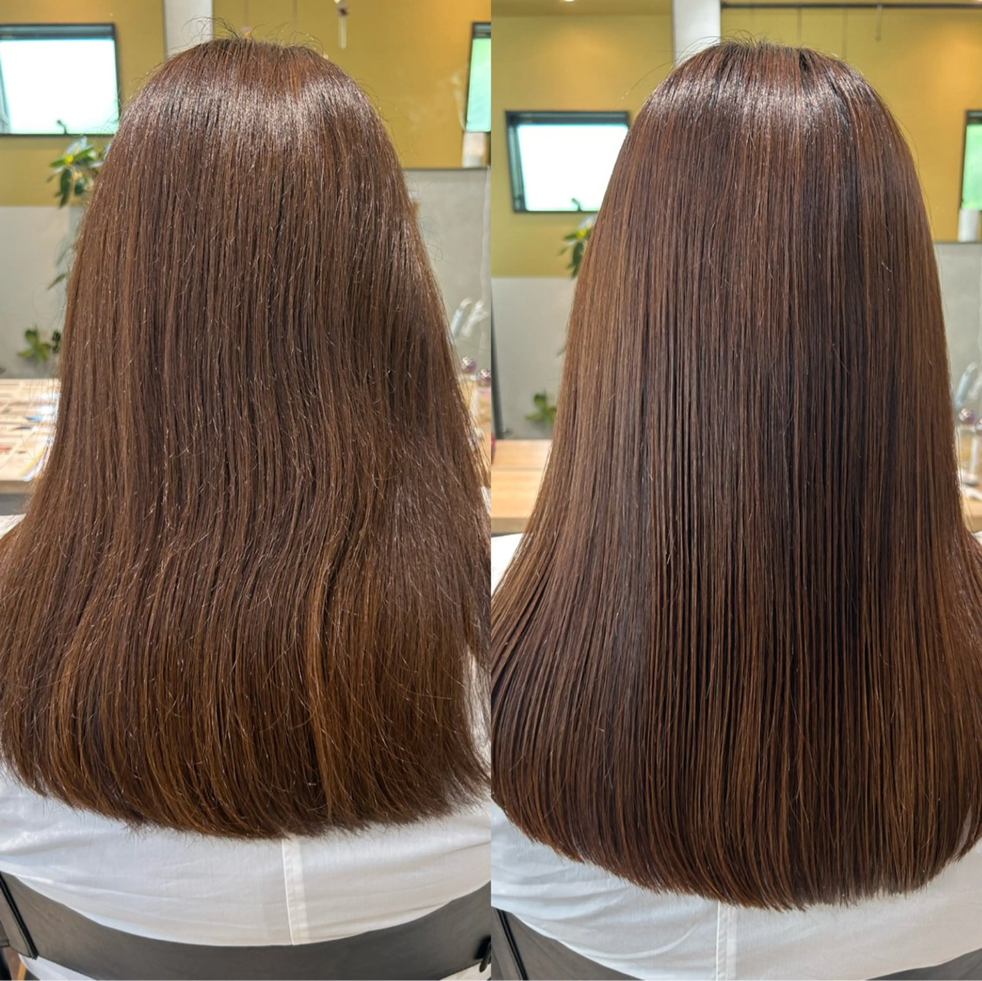 ロング パーマ 髪質改善 ストレートパーマ カット 縮毛矯正 トリートメント hub hair レイヤー/透明感のヘアスタイル