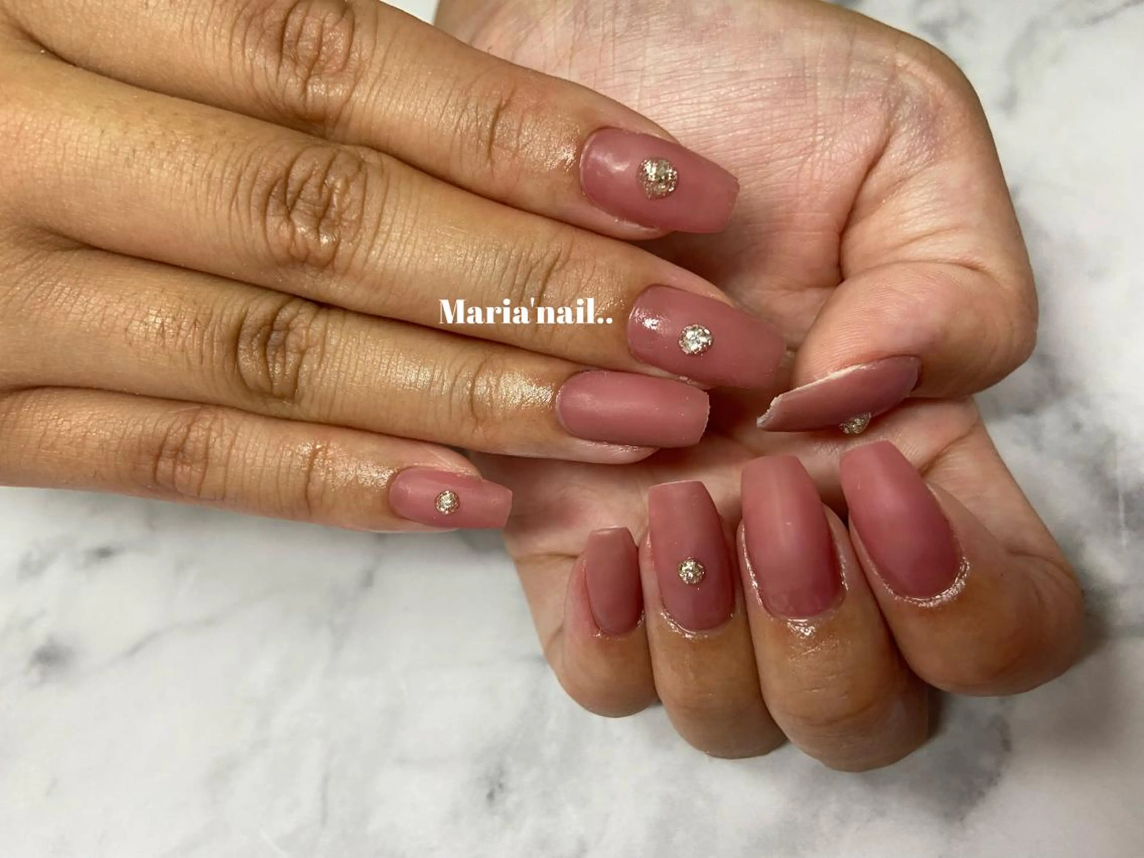 セミロング ネイル mra_nail Lunaire.のネイルデザイン
