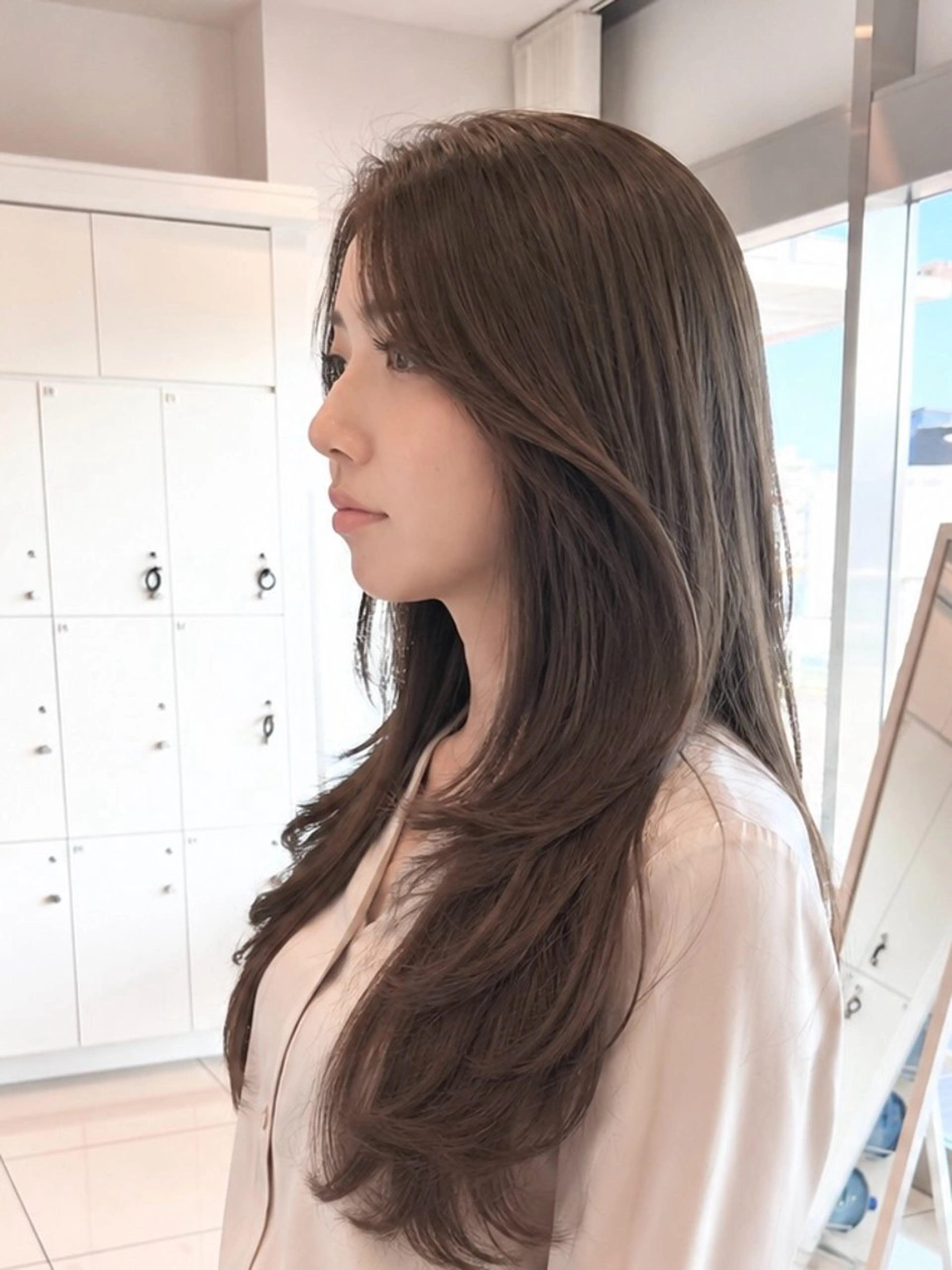 ロング カラー カット ヘアカラー トリートメント 金子 直樹のヘアスタイル